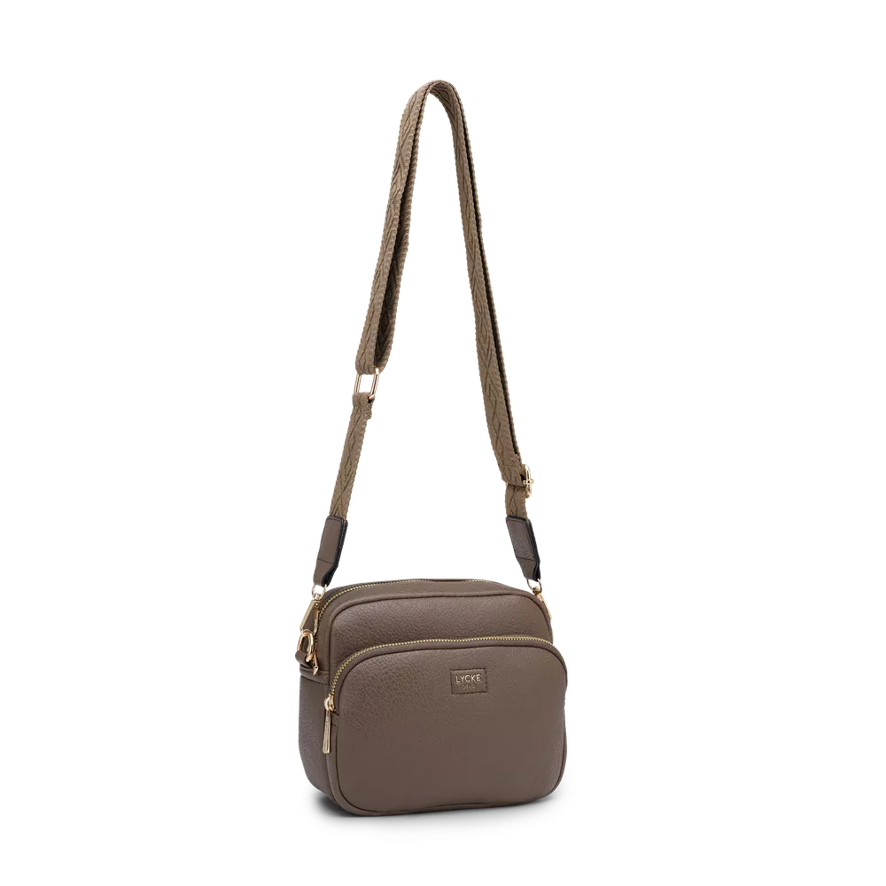 Alma Crossbody veske, Taupe