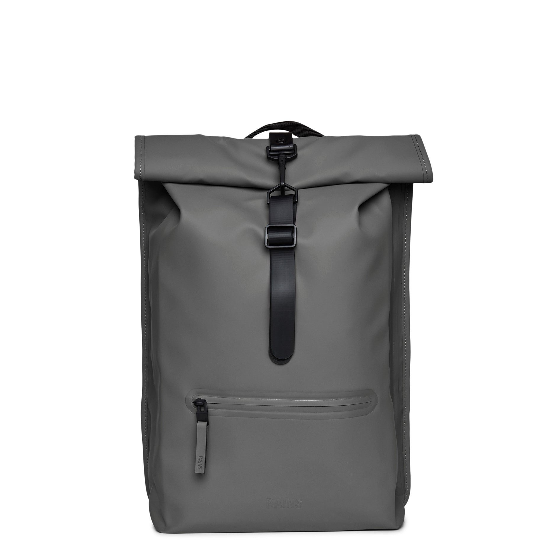 Ryggsekk | Rulletopp | Vanntett | Grå | Stor | Perfekt til Pc | Rolltop Rucksack 13320