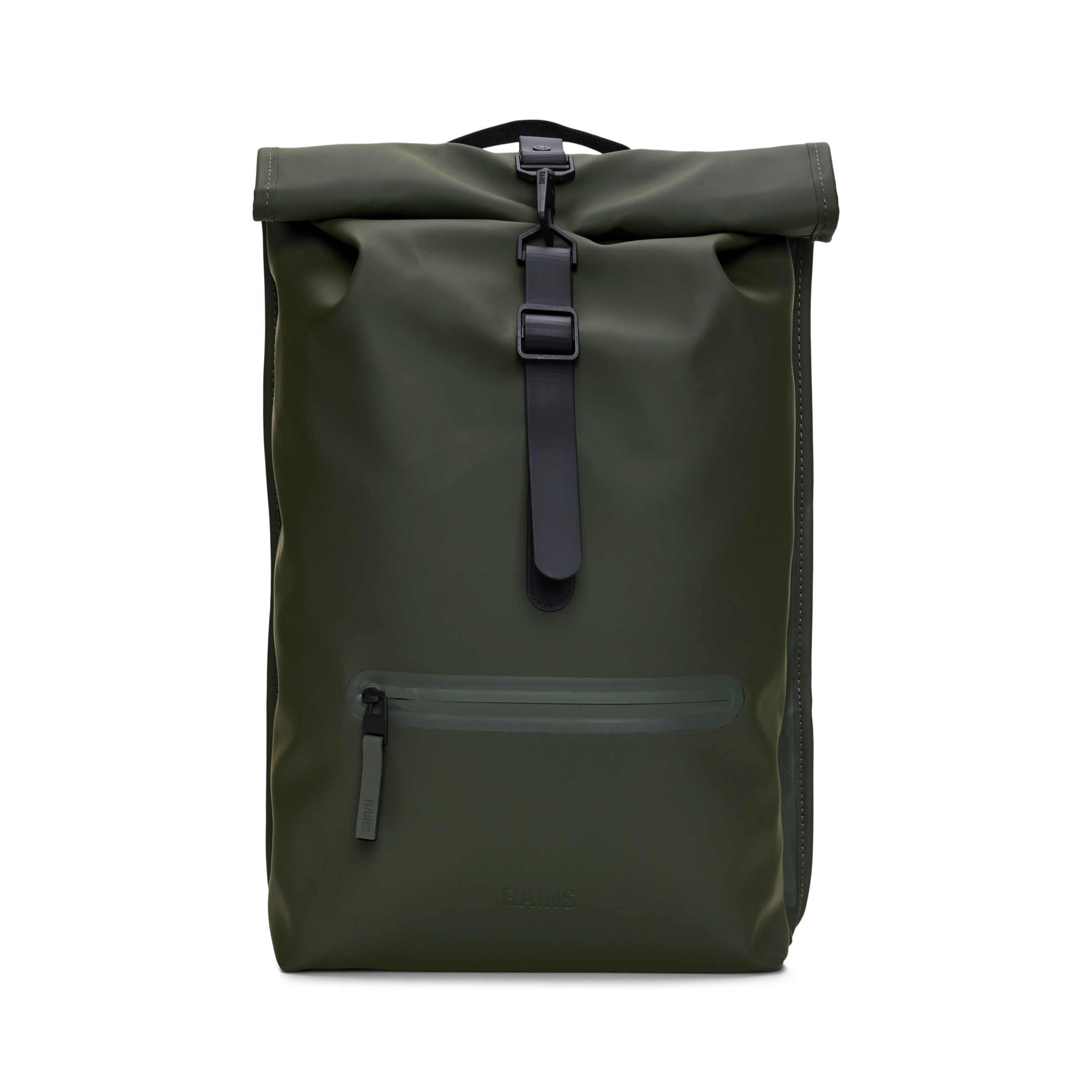 Ryggsekk | Grønn | Perfekt til Pc | Rolltop Rucksack 13320