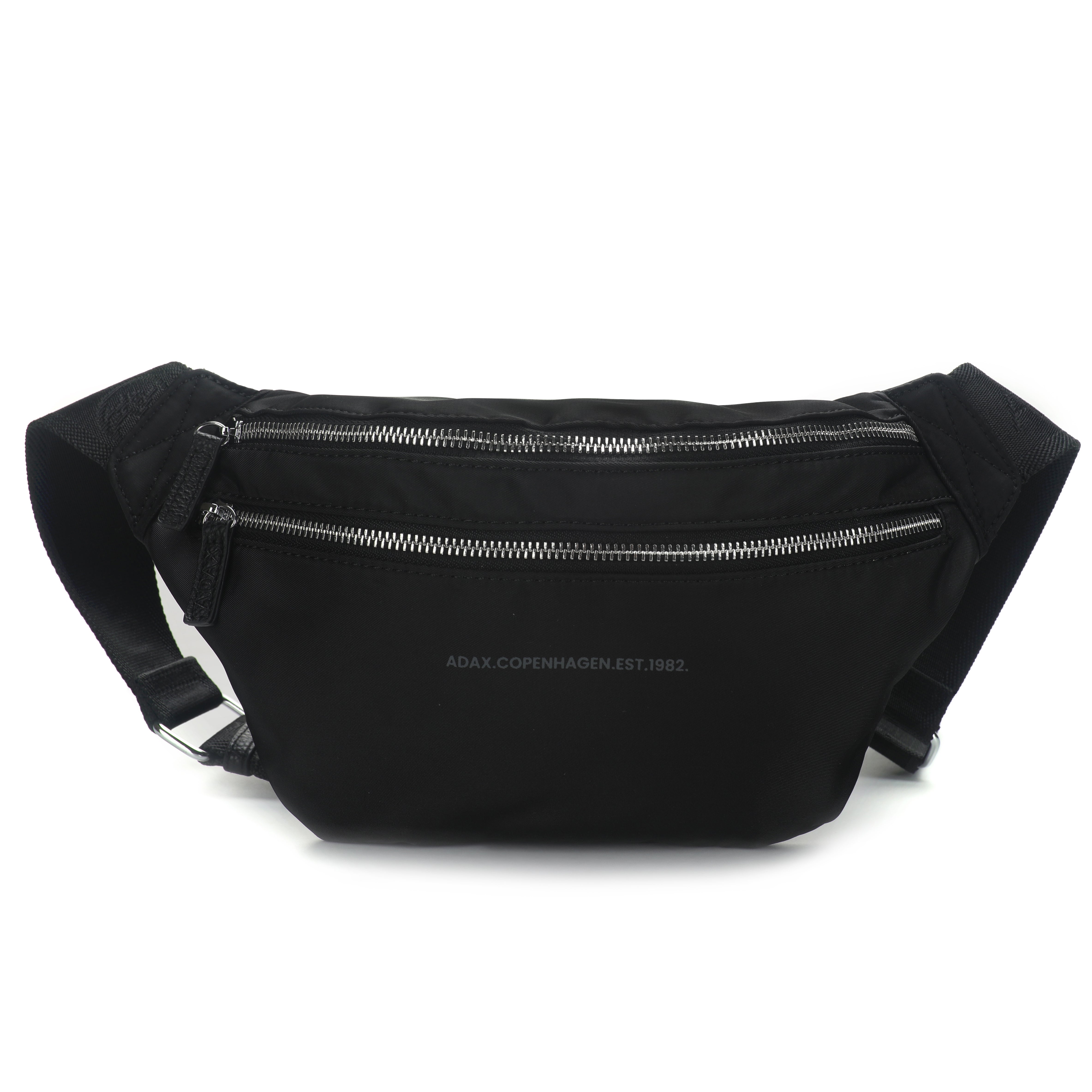 Bumbag | Nylon | Romslig Hovedrom | Sort | Novara bumbag Annalea