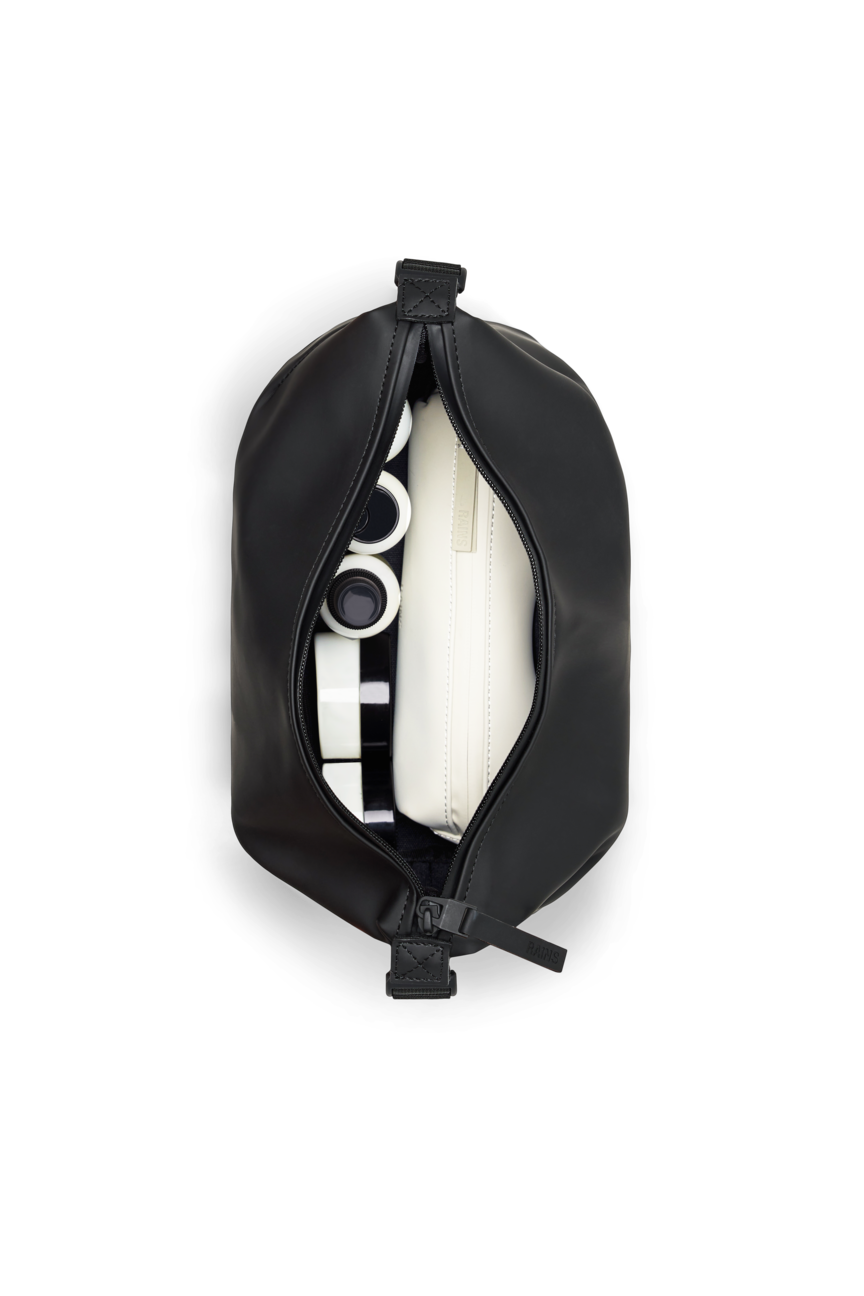 Toalettmappe | Stor | Sort | Vanntett | Weekend Wash Bag
