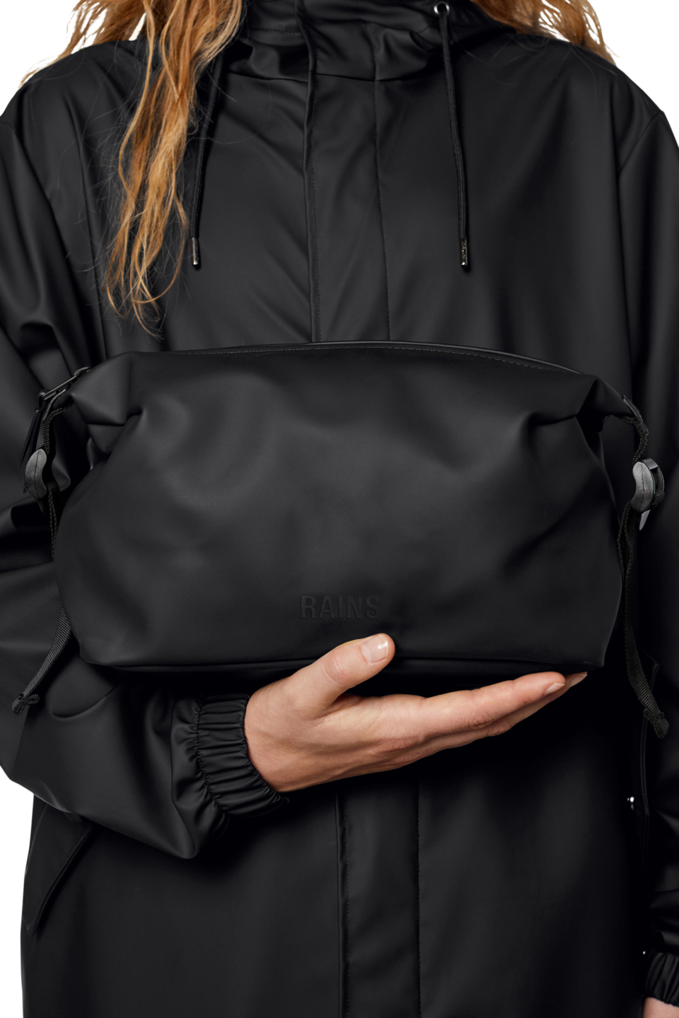 Toalettmappe | Stor | Sort | Vanntett | Weekend Wash Bag