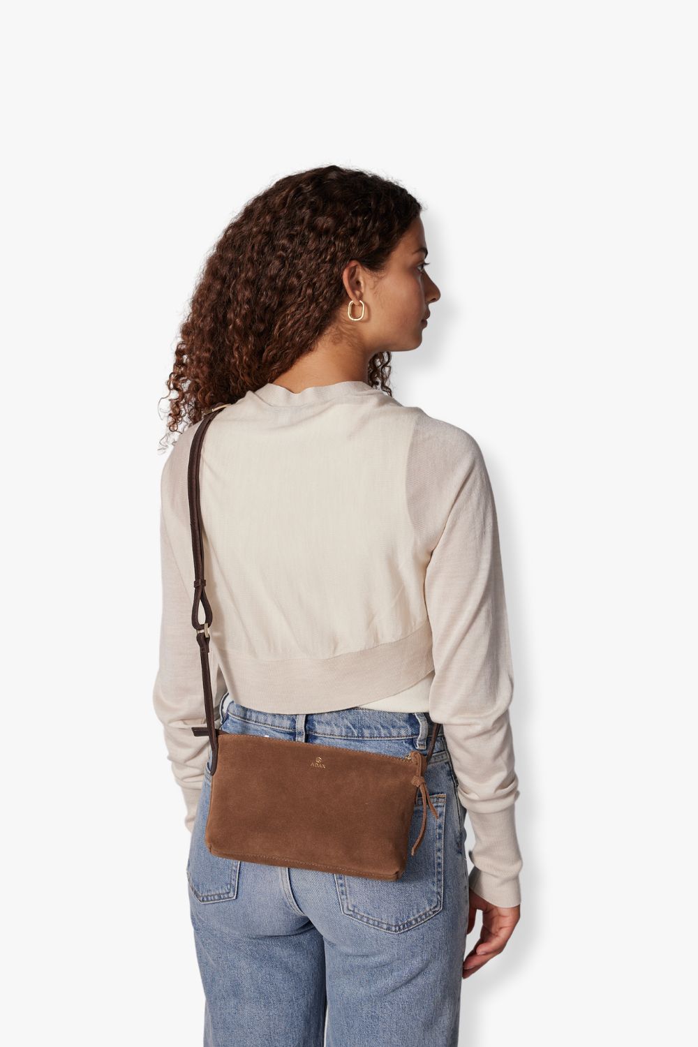 Crossbody | Semsket Skinn | Latte | Rozzano Lilly