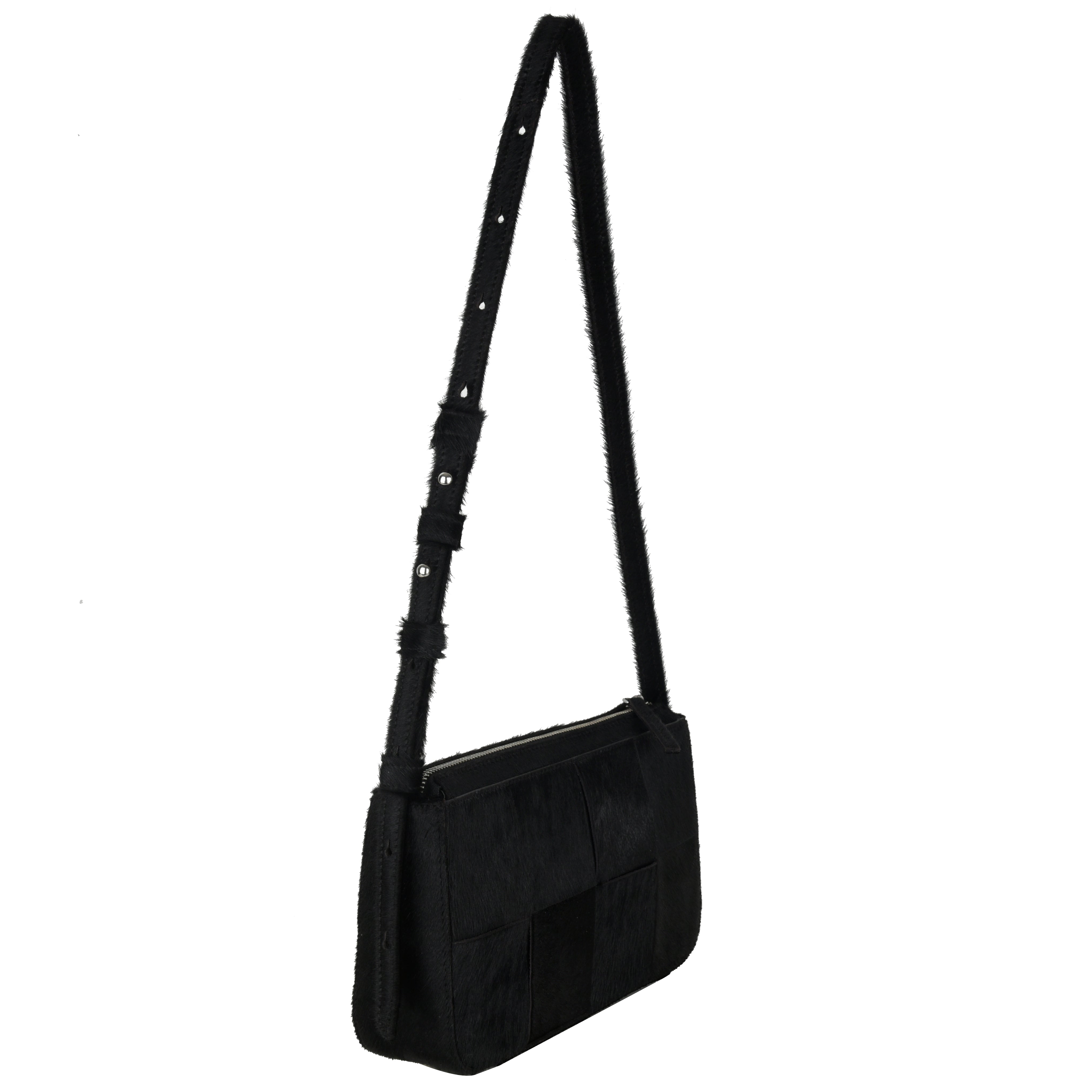 Skinnveske | Sort | Ku skinn | Flettet |21311901