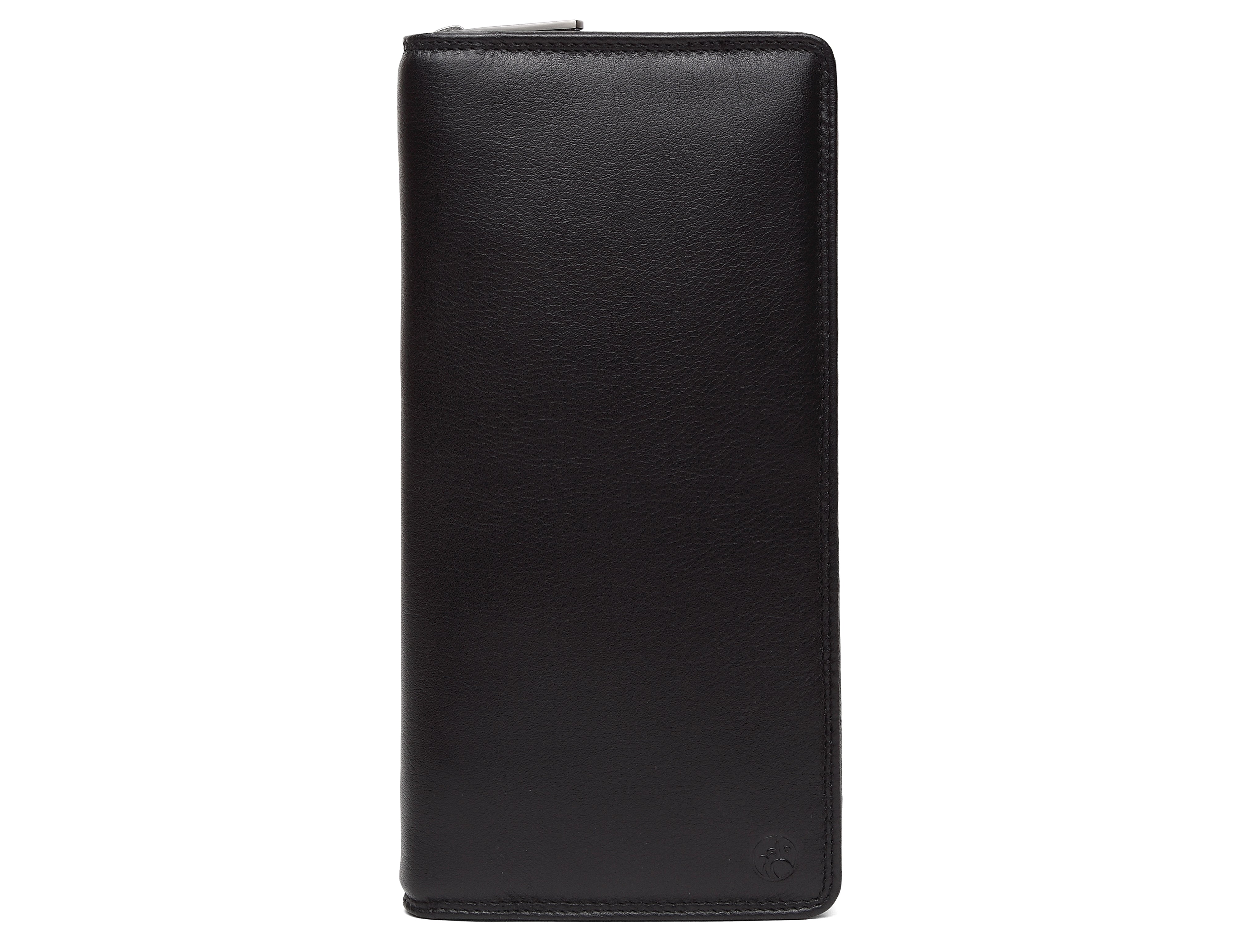 Reiselommebok | Skinn | FRID-Beskyttelse | Sort | 436103 Sesto travel wallet Alfons