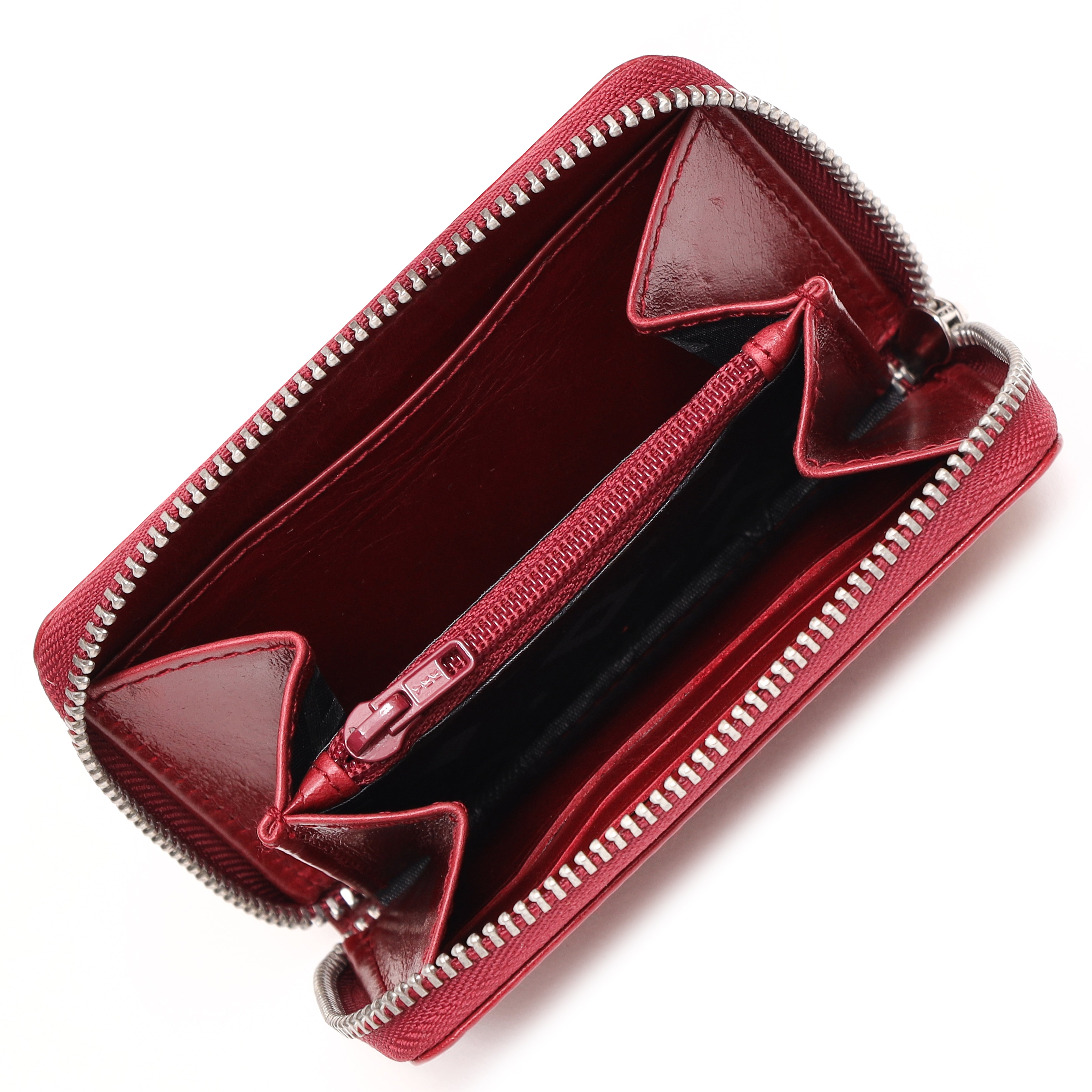 Lommebok | Skinn | Mynt rom | Amaretto | 454469