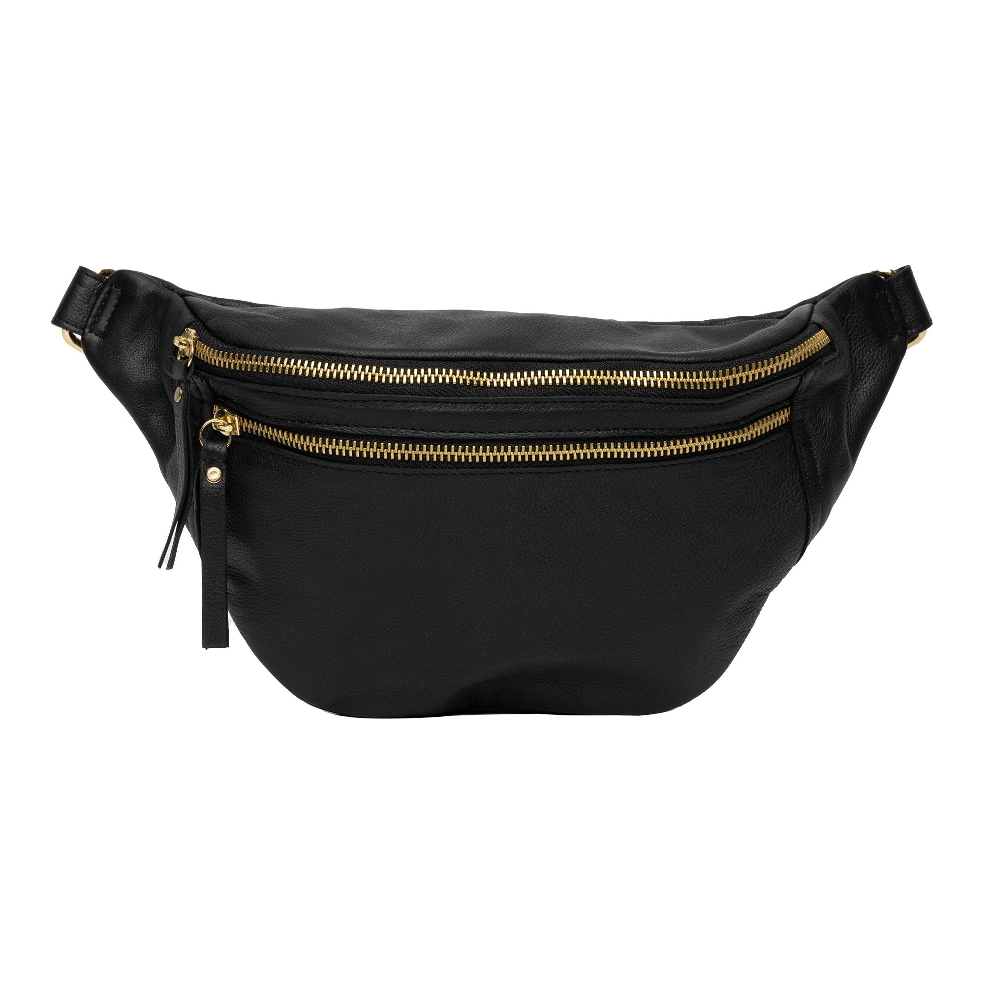 Bumbag | Medium | Sort/Gull | Justrebar reim | Faust