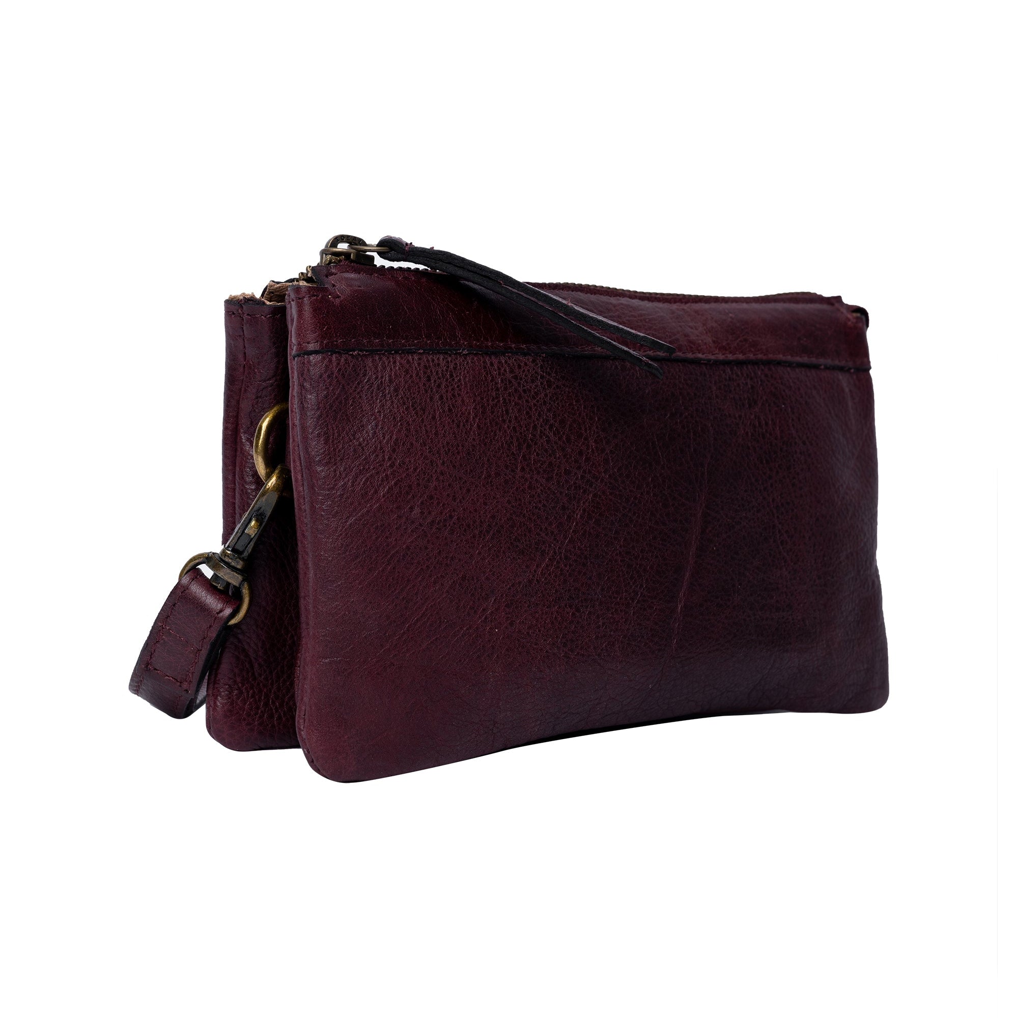 Skinnveske/Clutch | Dark Cherry | Gode Inndelinger | Lisa Urban