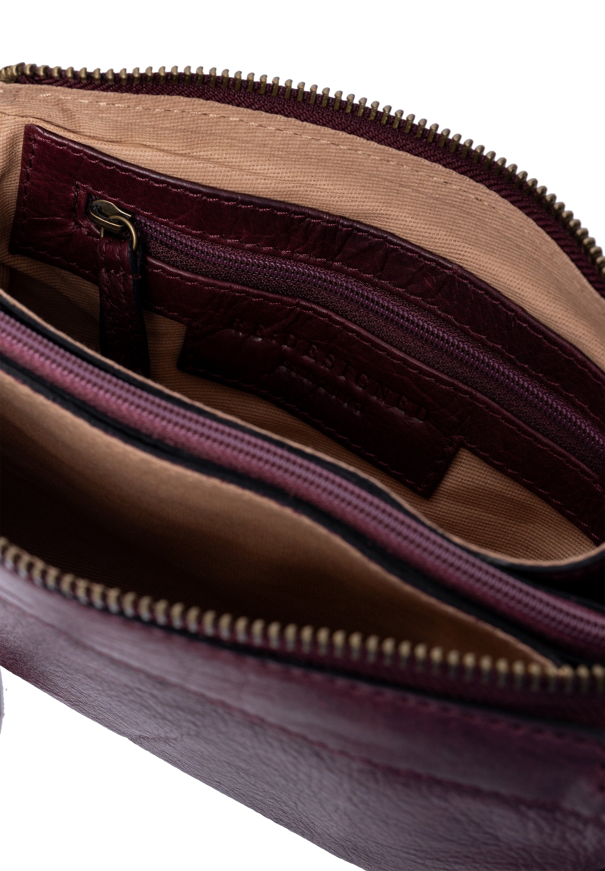 Skinnveske/Clutch | Dark Cherry | Gode Inndelinger | Lisa Urban