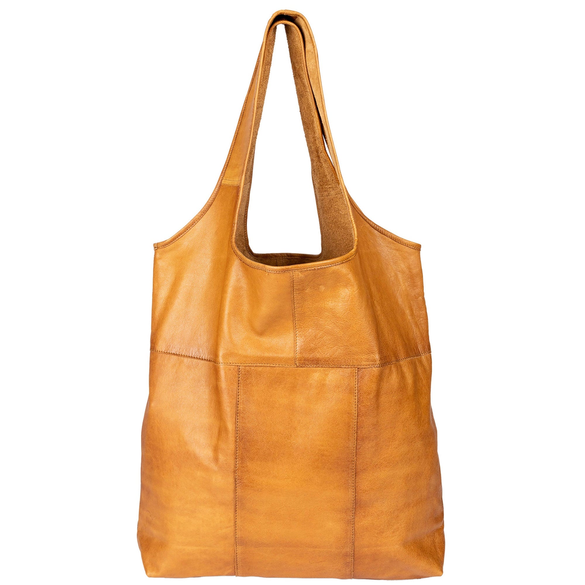 Lyra Urban Skulderveske – Skinn-Nett, Burned Tan