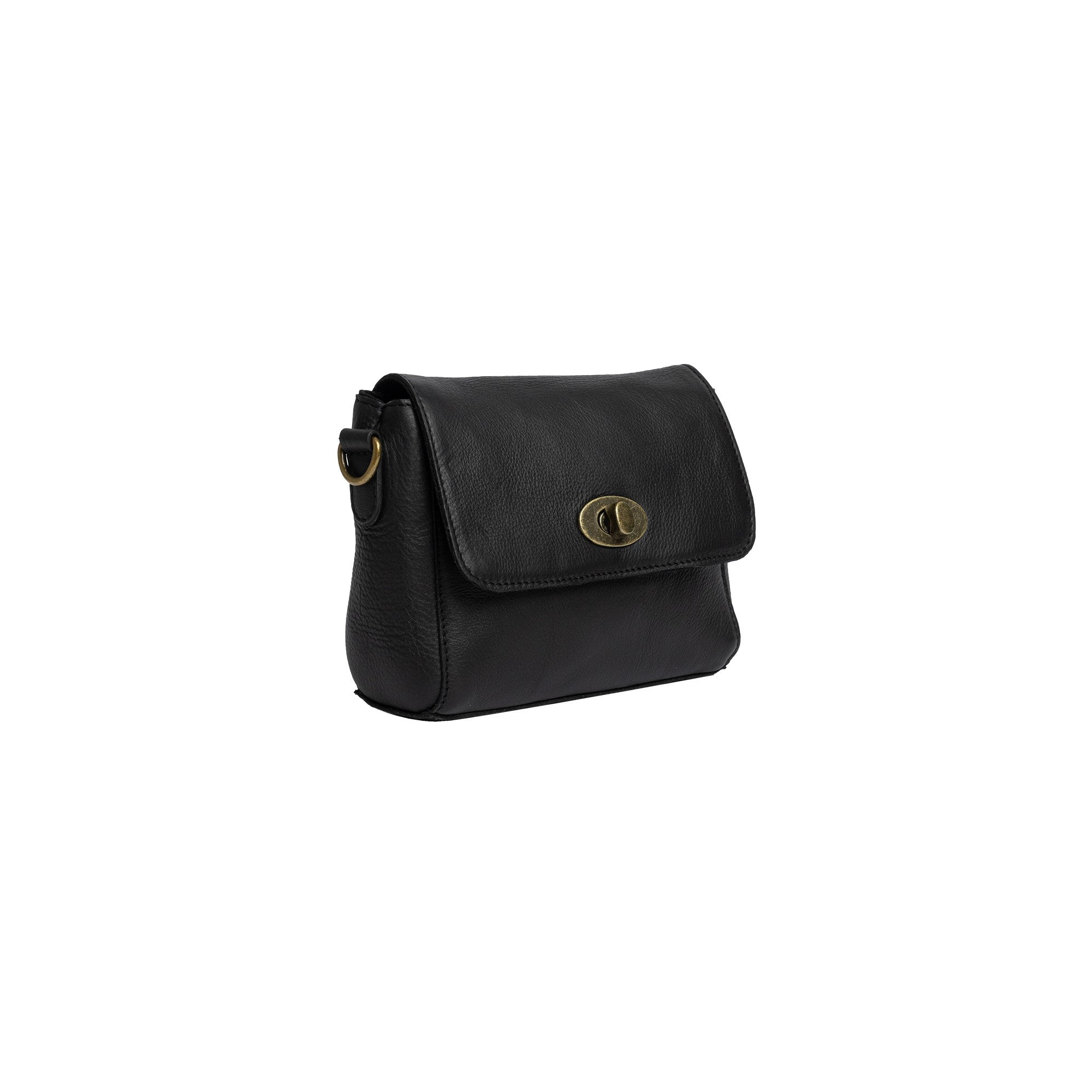 Veske | Avtagbar langreim | Sort | Liten | Skinn | Catja Small