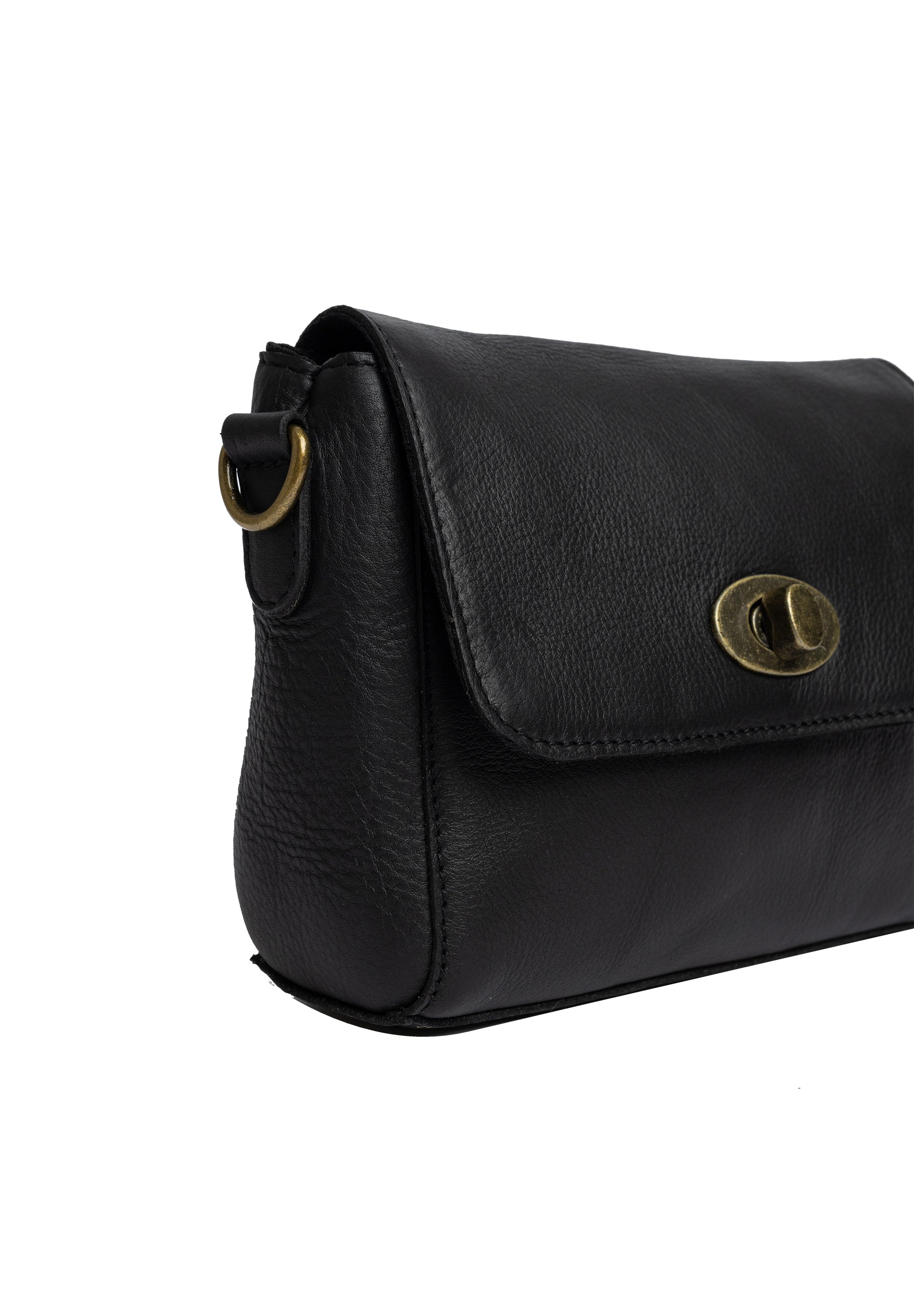 Veske | Avtagbar langreim | Sort | Liten | Skinn | Catja Small