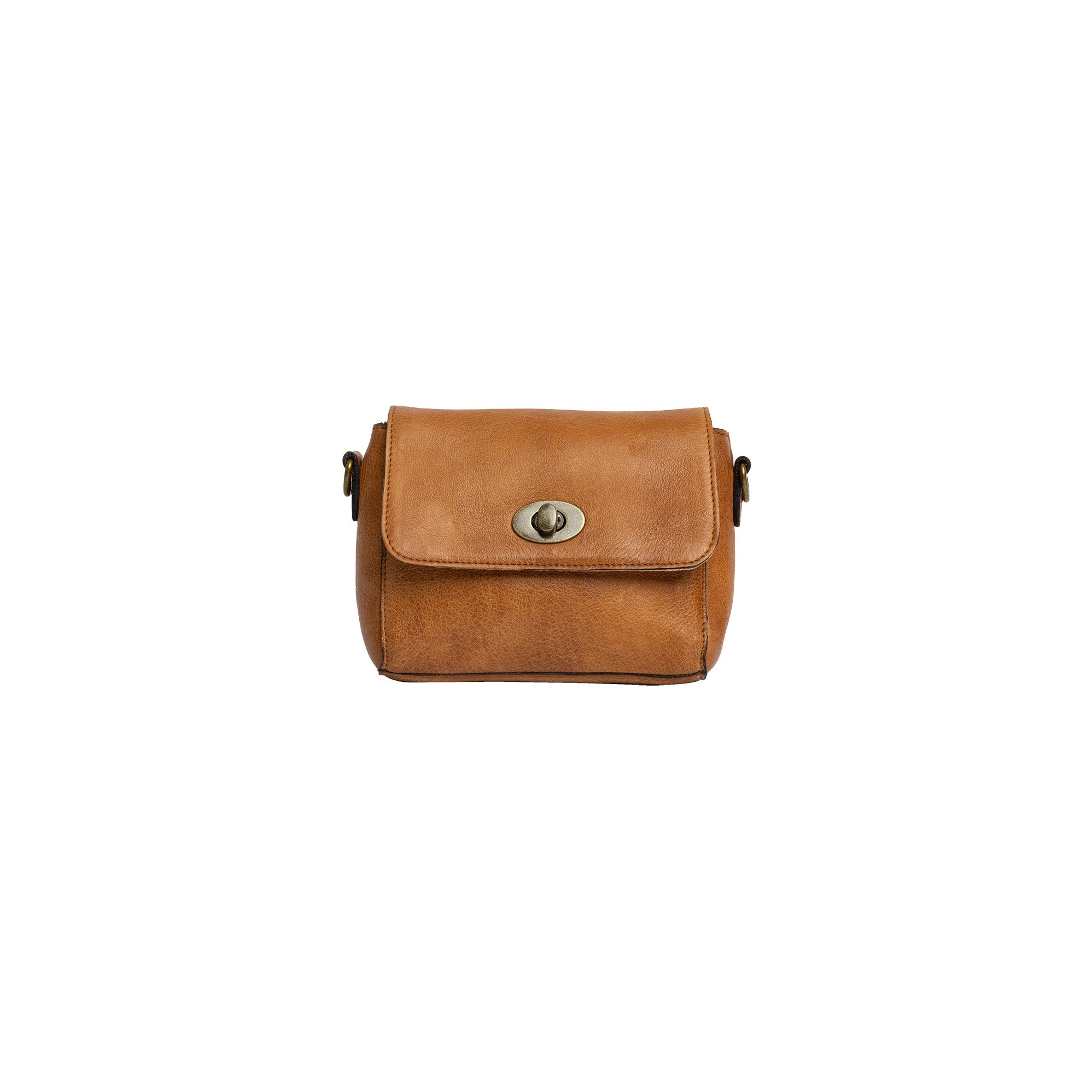 Veske | Avtagbar langreim | Burned Tan | Liten | Skinn | Catja Small