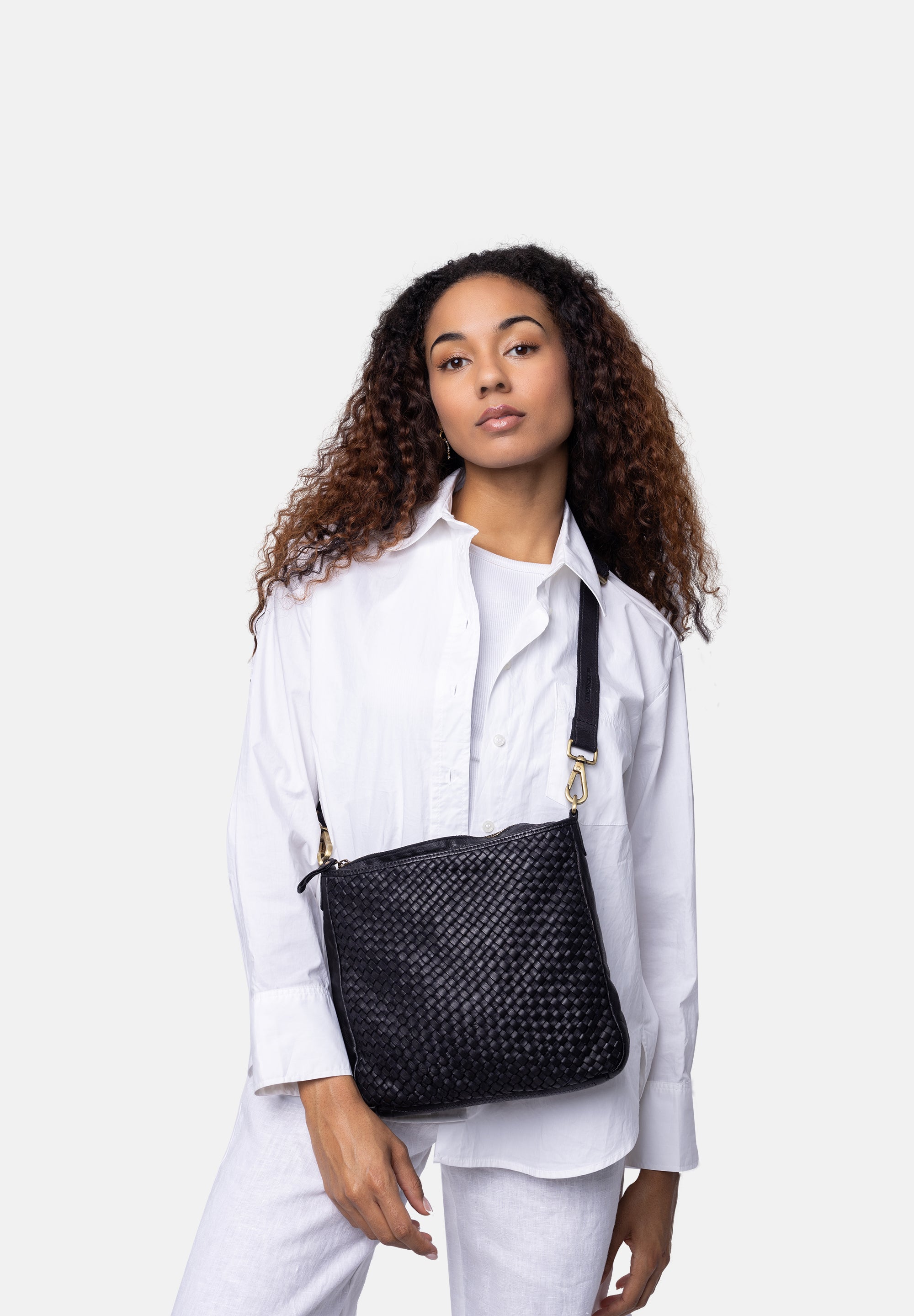 Skinnveske | Sort | Crossbody | Jenne 5561