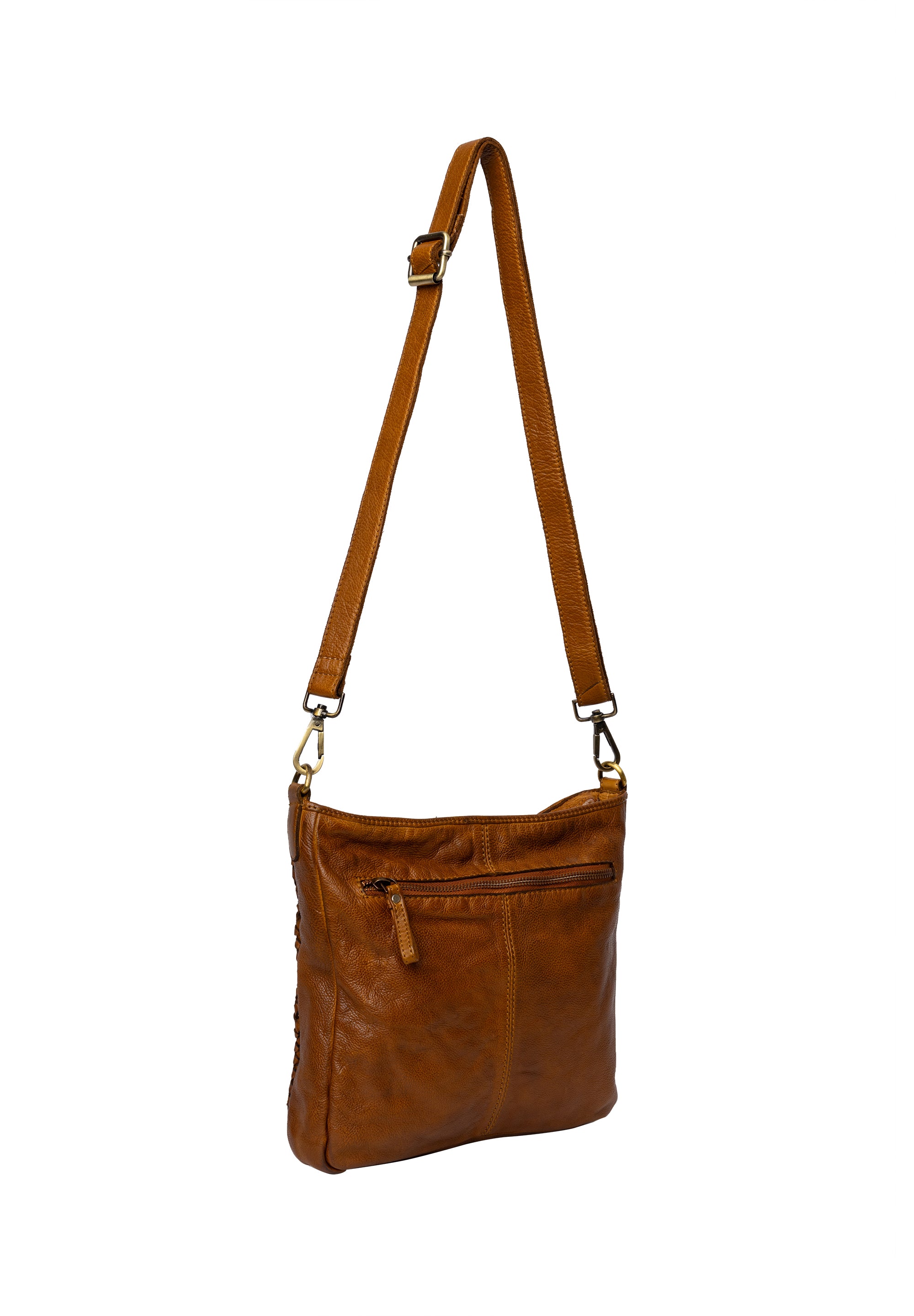 Skinnveske | Tan | Crossbody | Jenne 5561