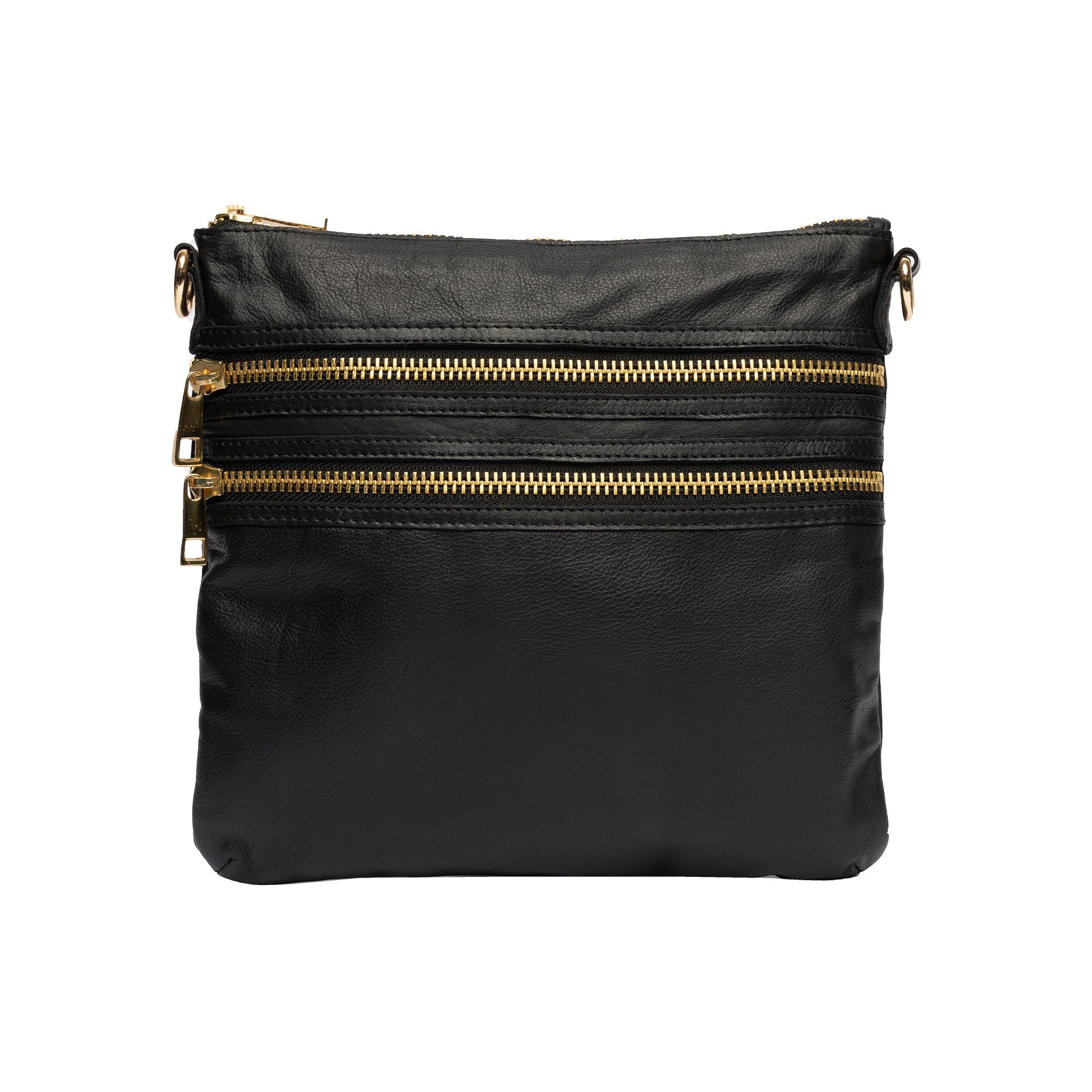 Emilia Big fra Re:Designed By Dixie, skinnveske i fargen Sort, vist fra fronten