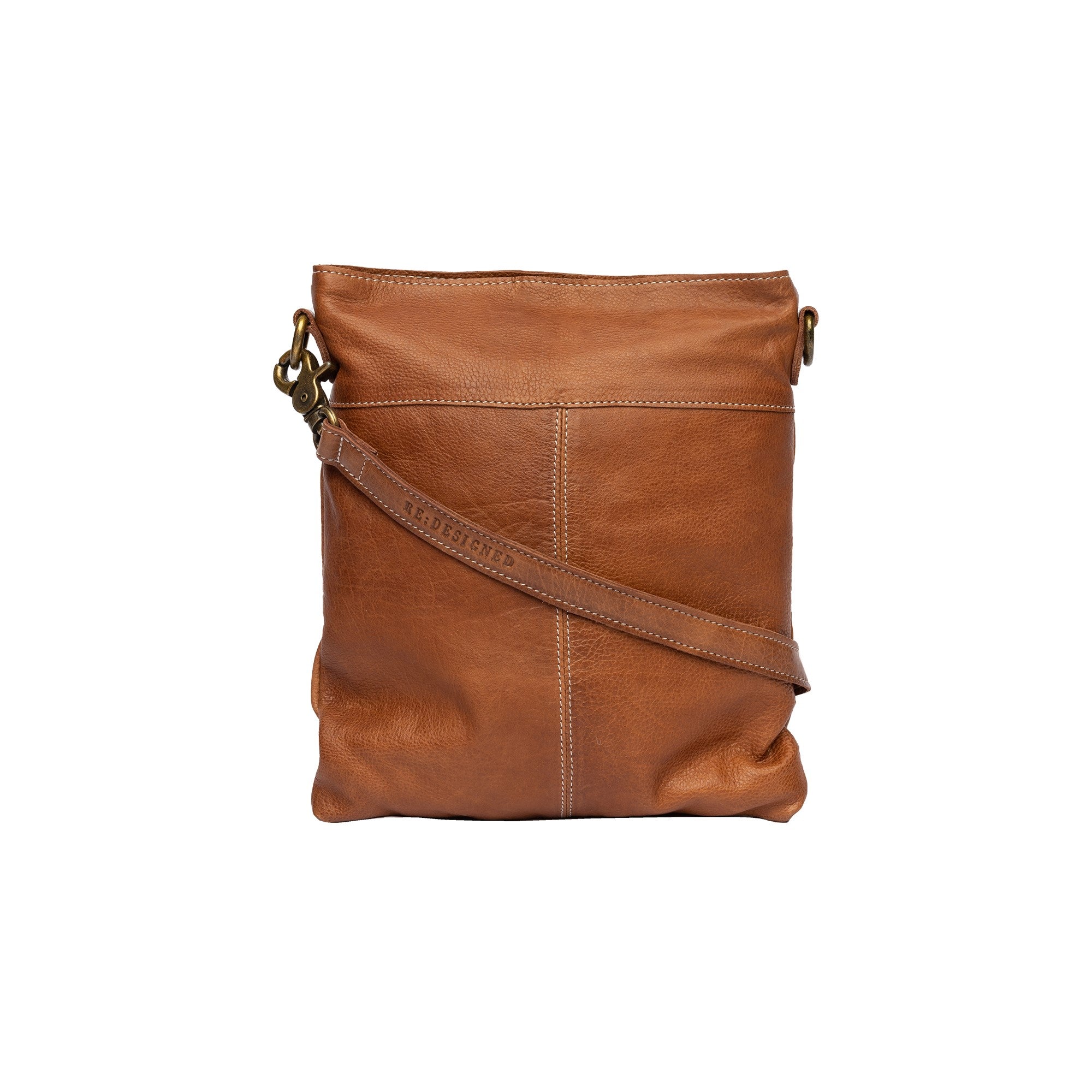 Crossover Skinnveske | Vintage | Liten | Walnut | Justerbar Langreim | Easton Small