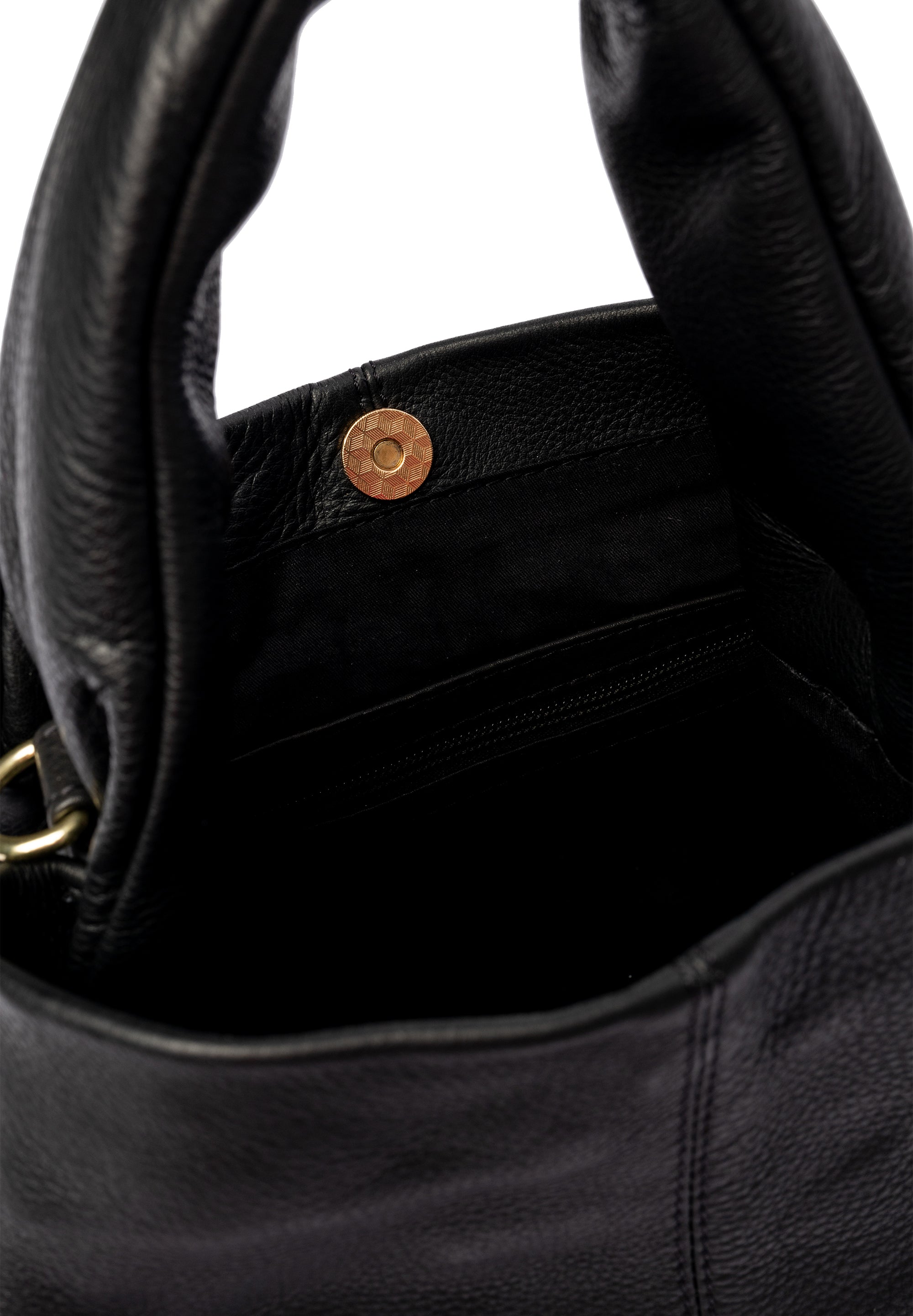 Håndveske | Mykt Skinn | Avtagbar Langreim | Sort | Medium | Esther Small