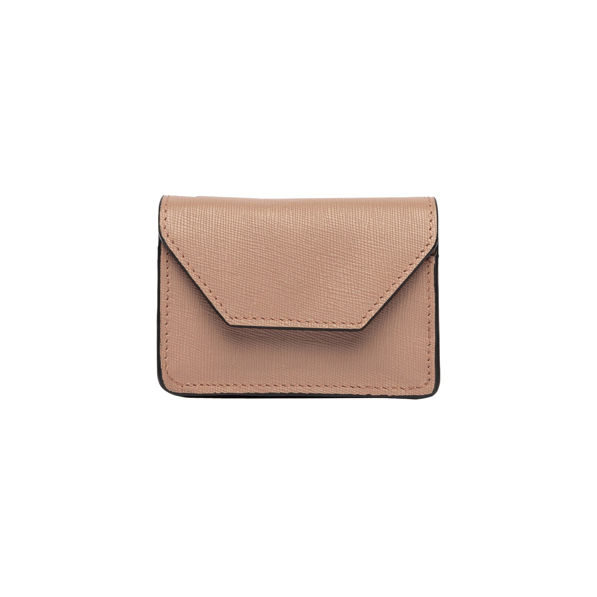 Elvira, lommebok i skinn fra Re:Desiged By Dixie i fargen Rose, vist fra fronten