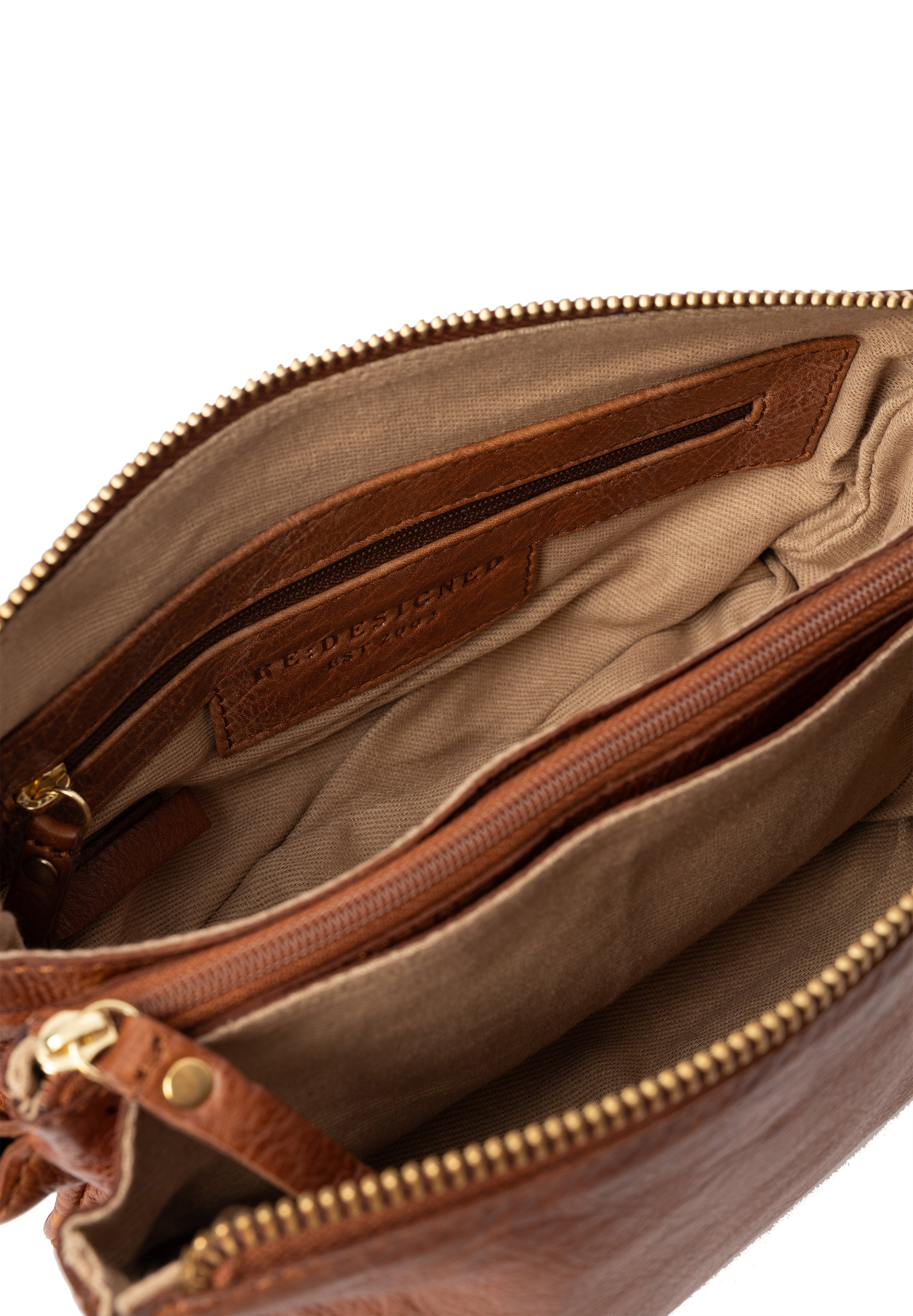 Skinnveske | Liten | Avtagbar skulderstropp | Walnut | Kjede reim | Gracie