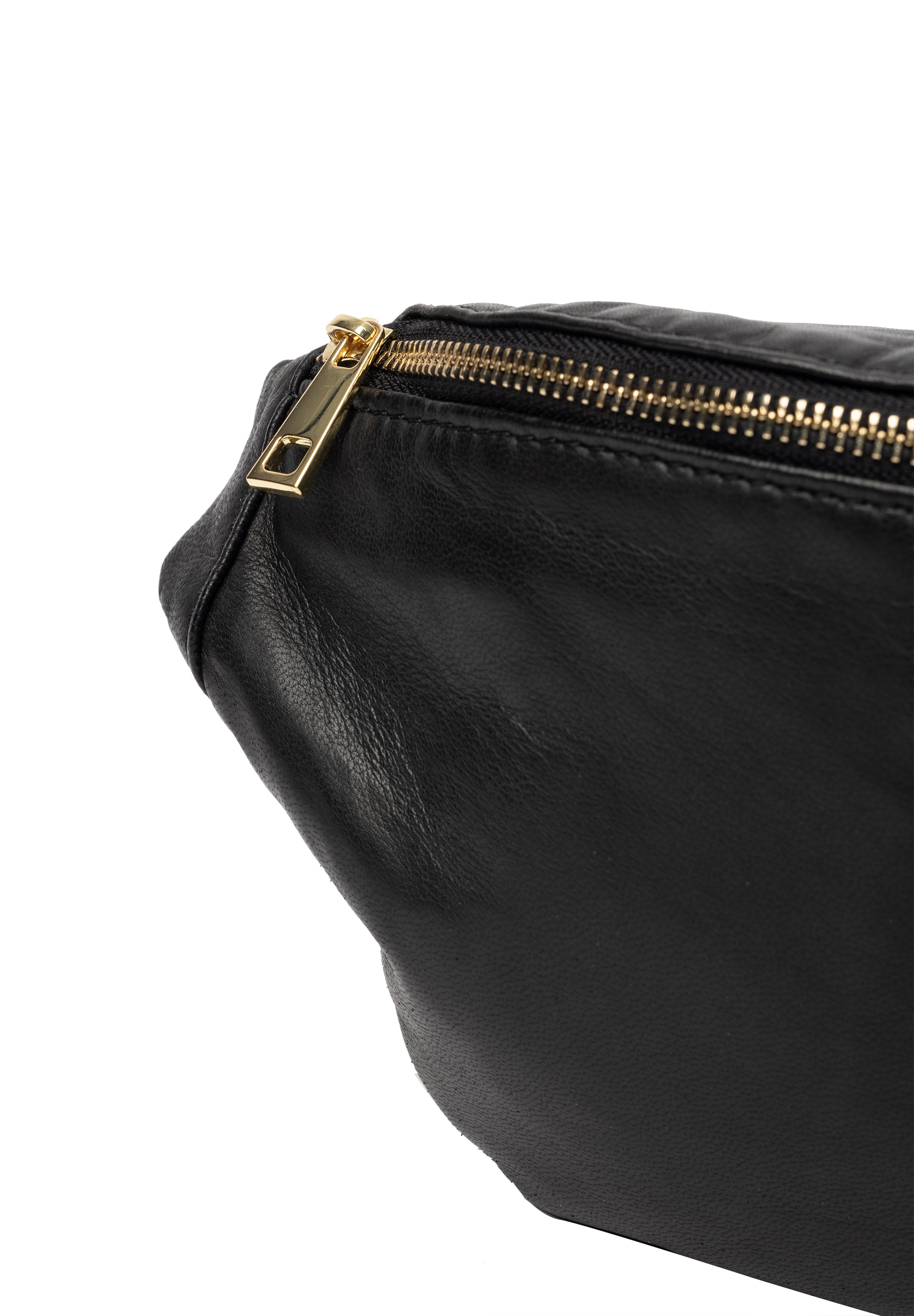 Gyda, bumbag fra Re:Designed By Dixie i fargen Sort, nærbilde