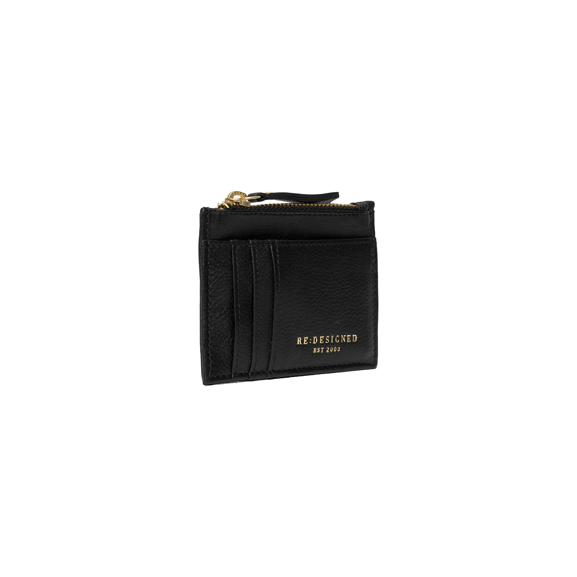 Filippa Wallet fra Re:Designed By Dixie i fargen Sort, vist skrått fra siden