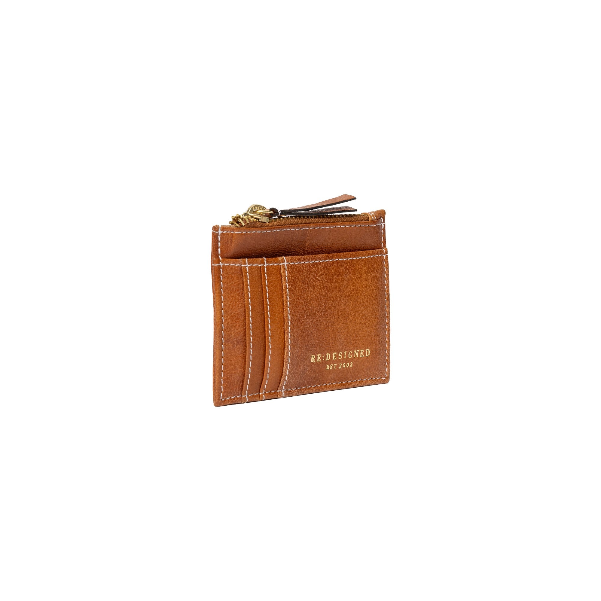 Filippa Wallet fra Re:Designed By Dixie i fargen Burned Tan, vist skrått fra siden
