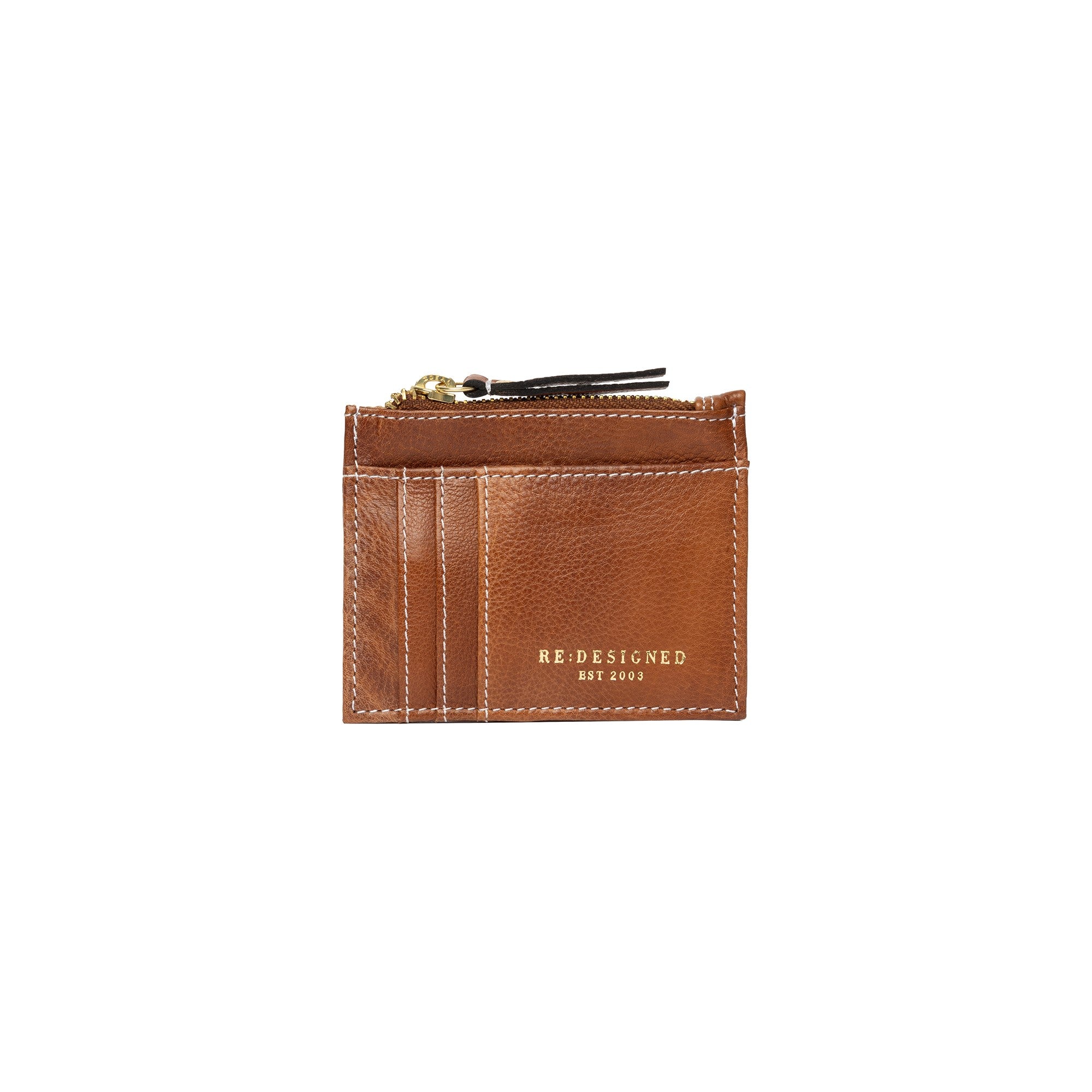 Filippa Wallet fra Re:Designed By Dixie i fargen Walnut, vist fra fronten