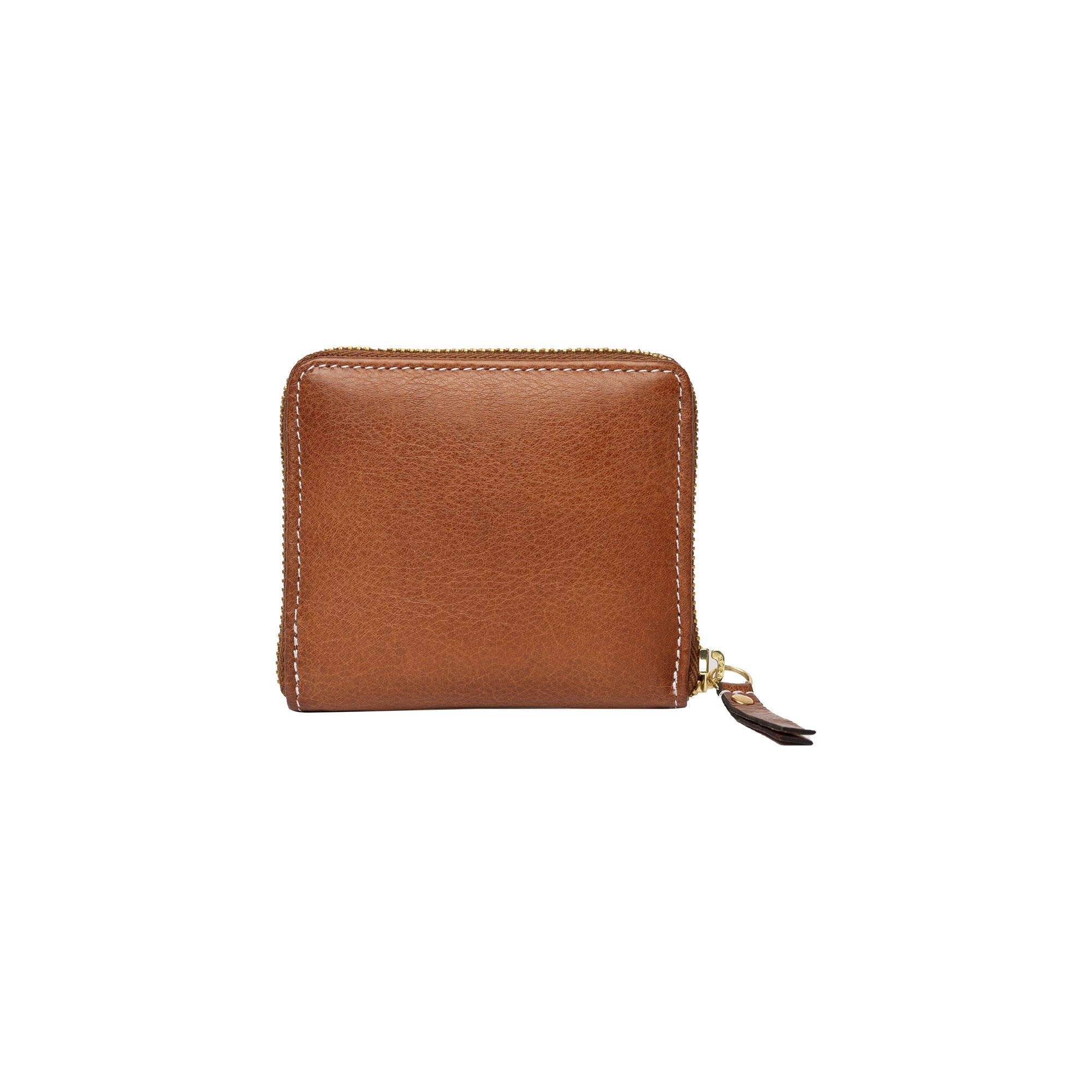 Fauna wallet, lommebok i skinn fra Re:Designed By Dixie i fargen Walnut, vist fra baksiden