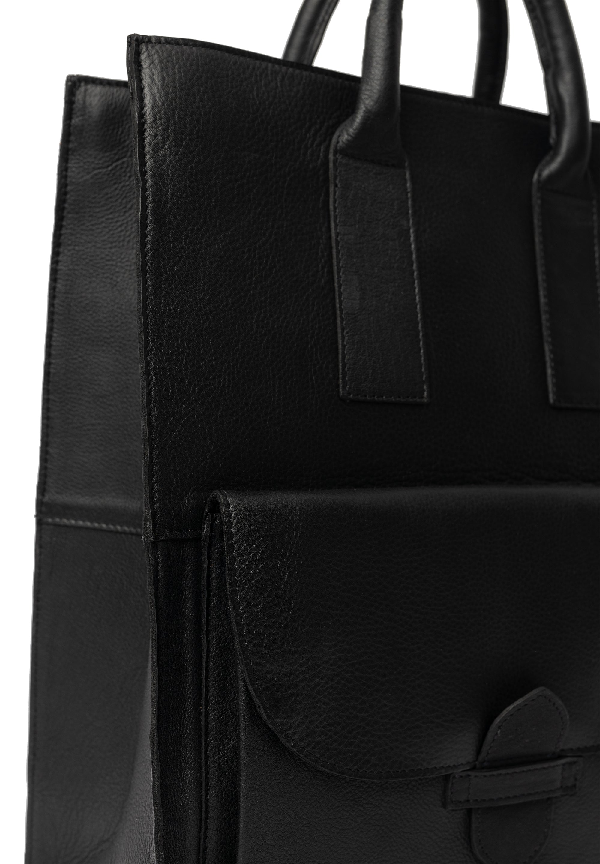 Felicia Bag, skinnveske fra Re:Designed By Dixie i fargen Sort, nærbilde