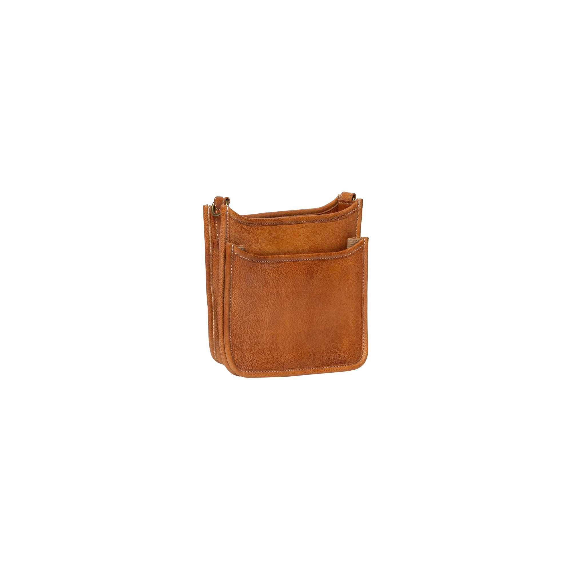 Felia Small Bag fra Re:Designed By Dixie i fargen Burned Tan, vist skrått fra siden