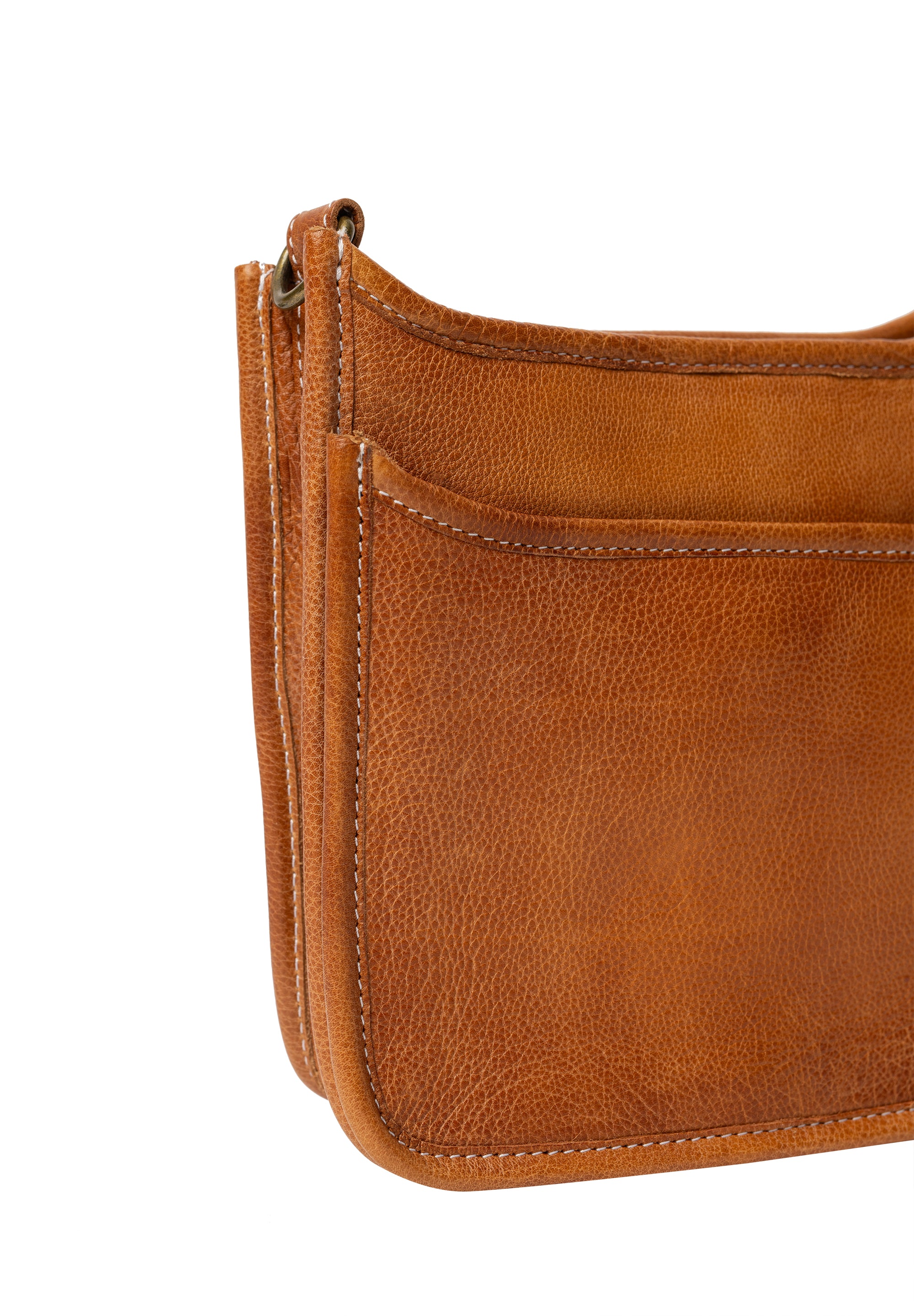 Felia Small Bag fra Re:Designed By Dixie i fargen Burned Tan, nærbilde
