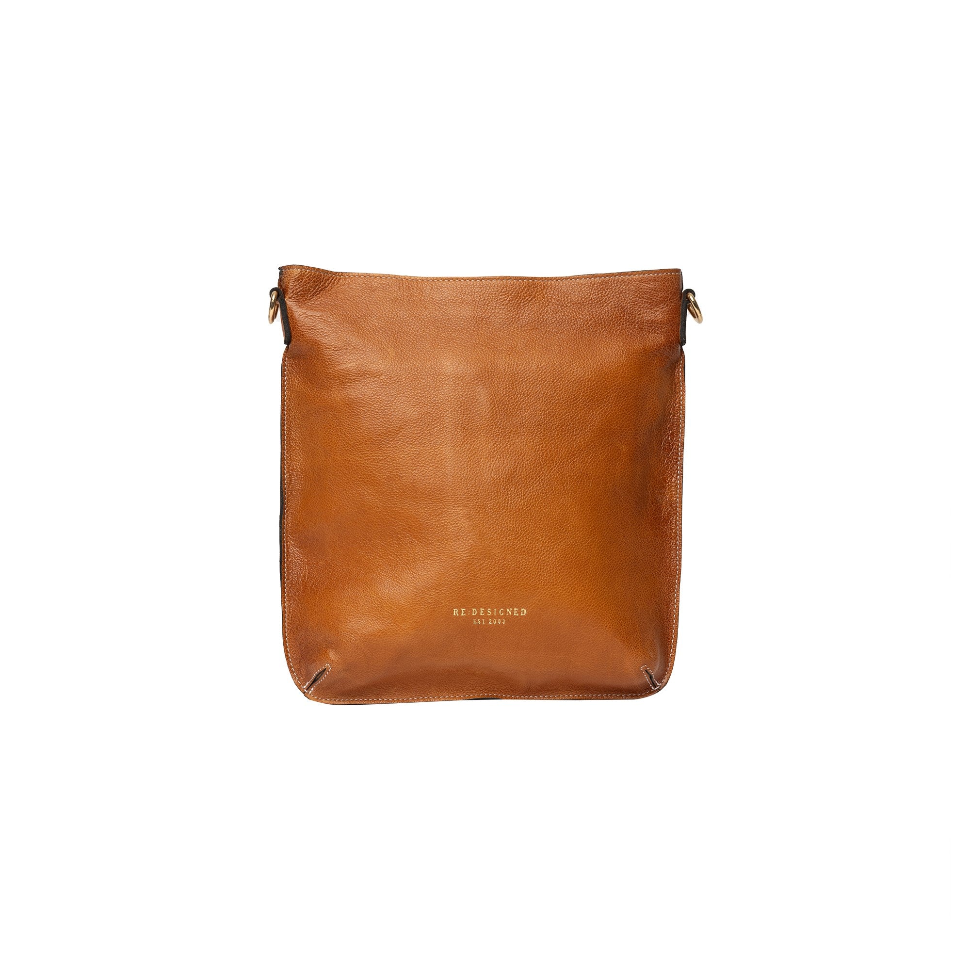 Crossover | Stor | Skinnveske | Burned Tan | Fillis Big Bag