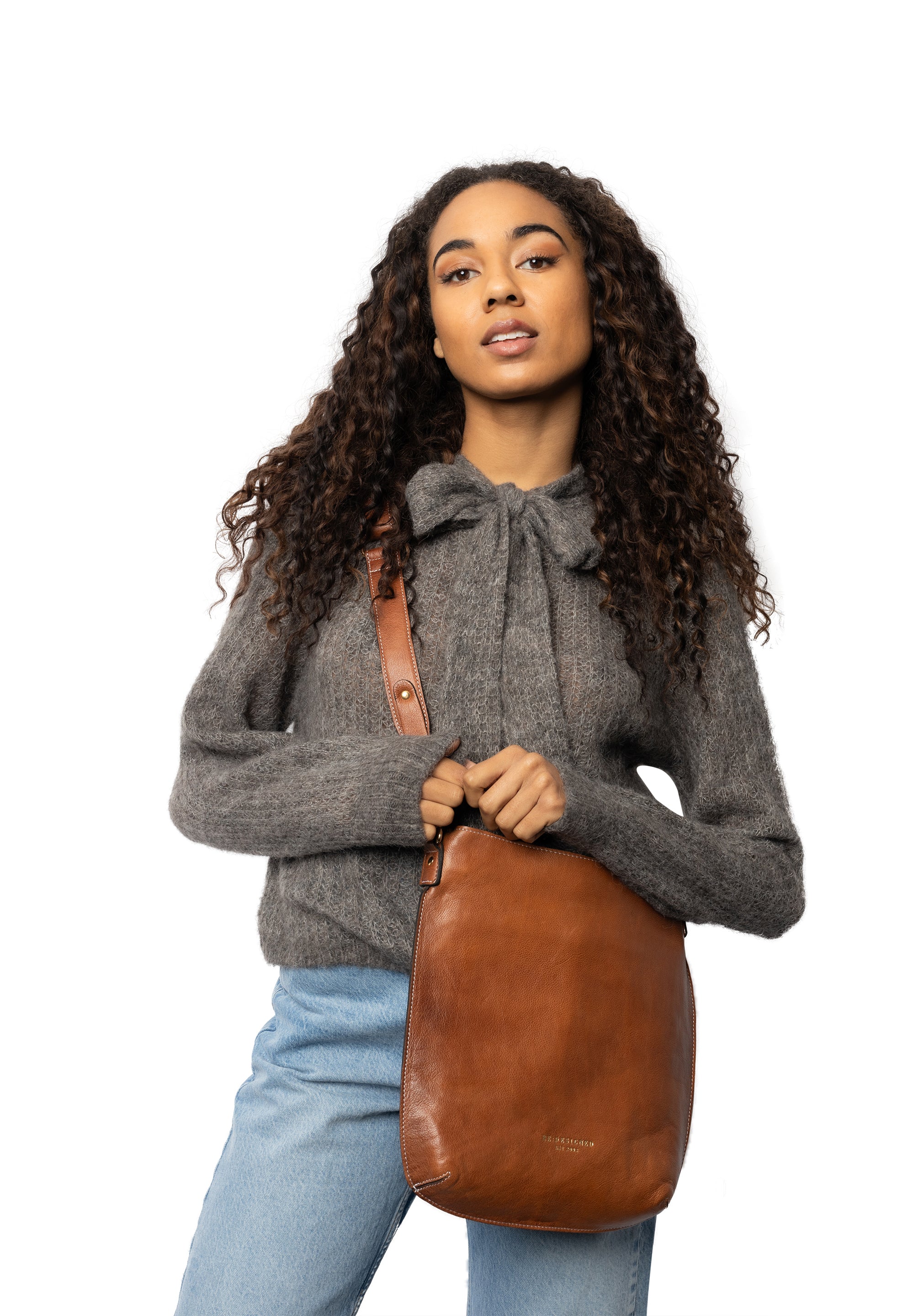 Crossbody | Skinnveske | Fillis Big Walnut/Brass