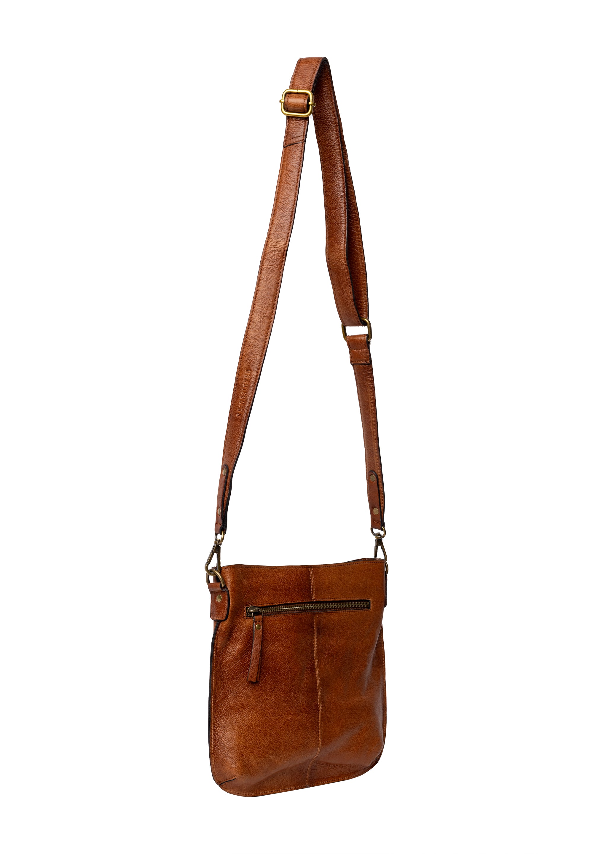 Crossbody | Skinnveske | Fillis Medium Walnut/Brass