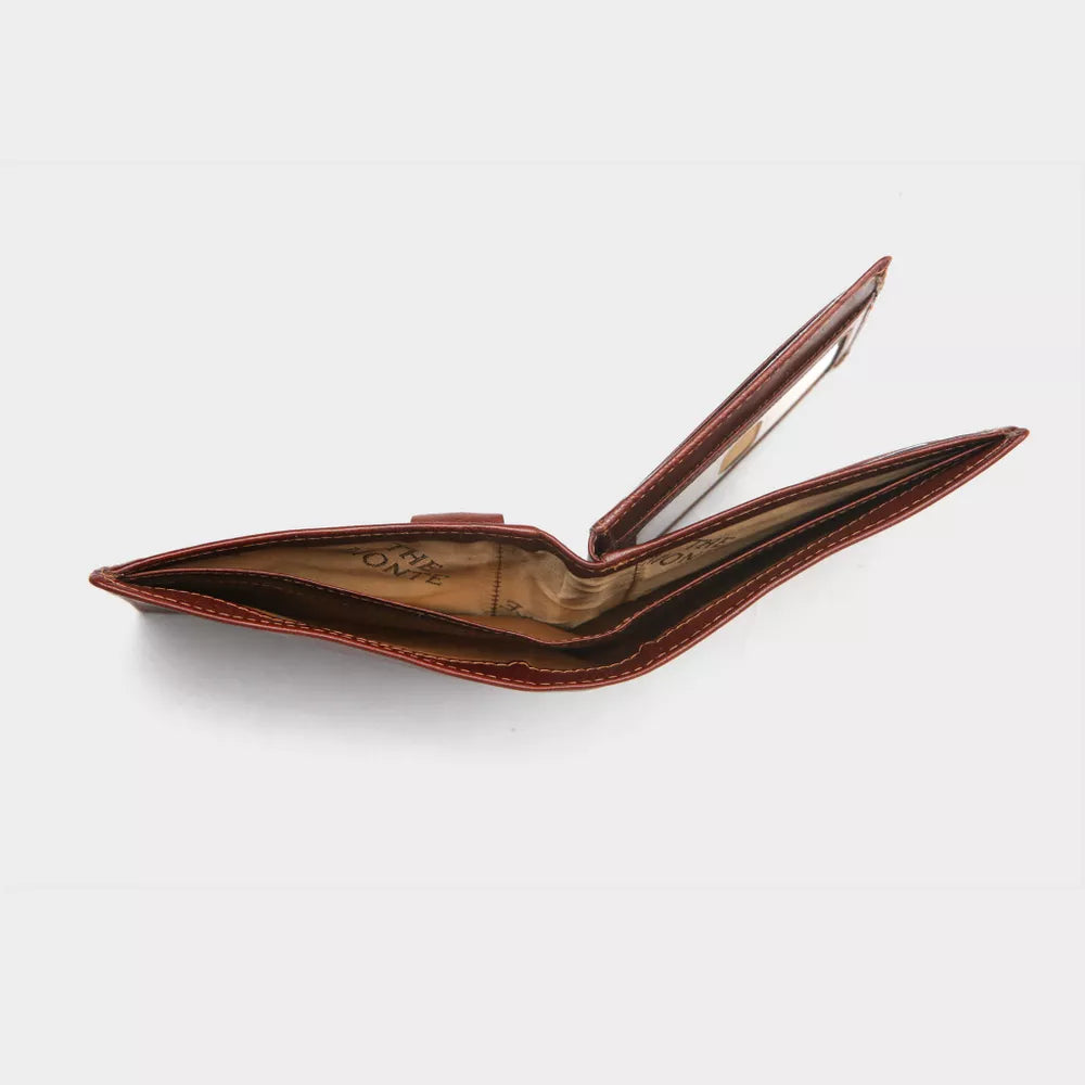 Lommebok | Skinn | Cognac | 2162106