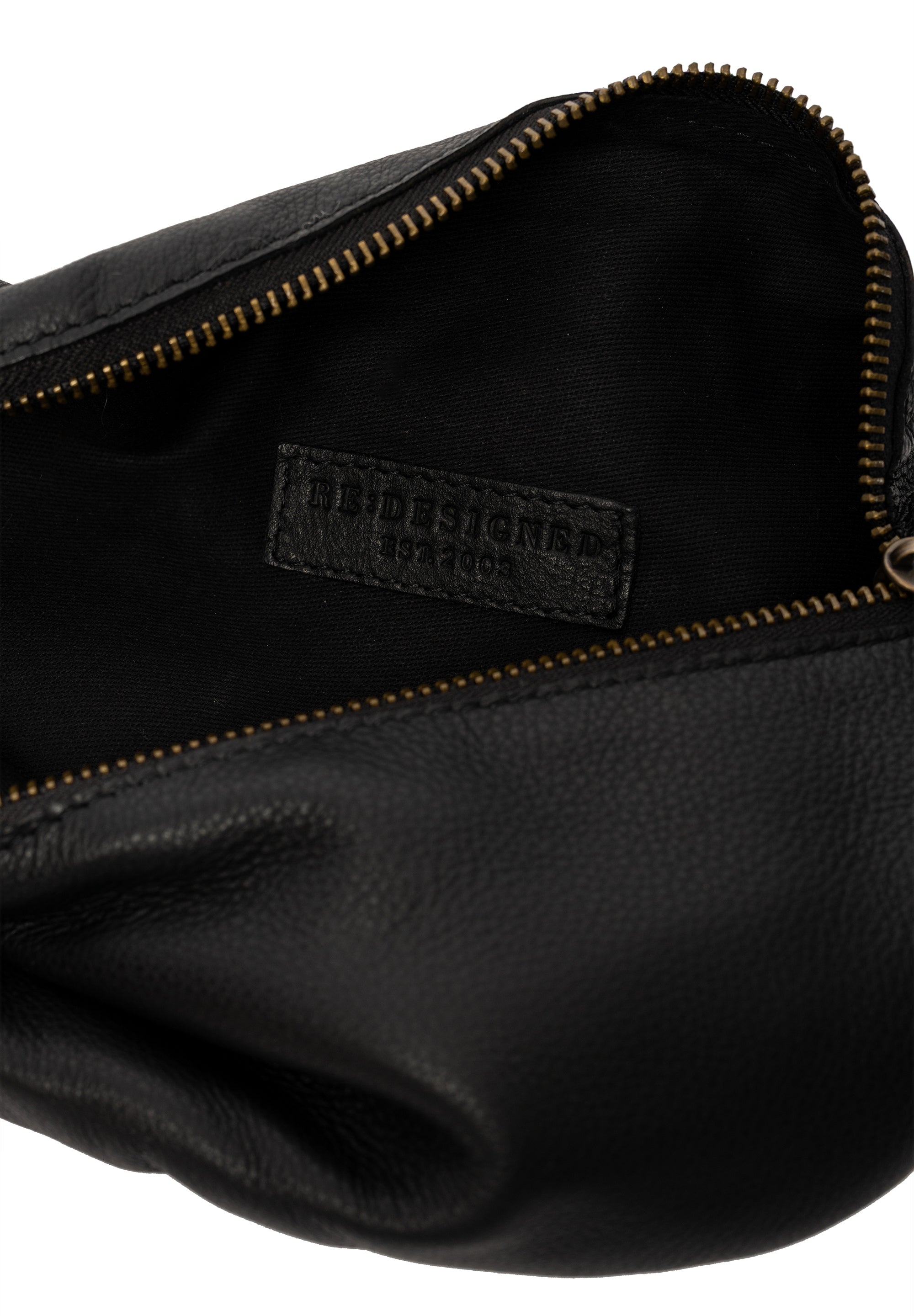 Bumbag | Skinn | Sort | Gisela