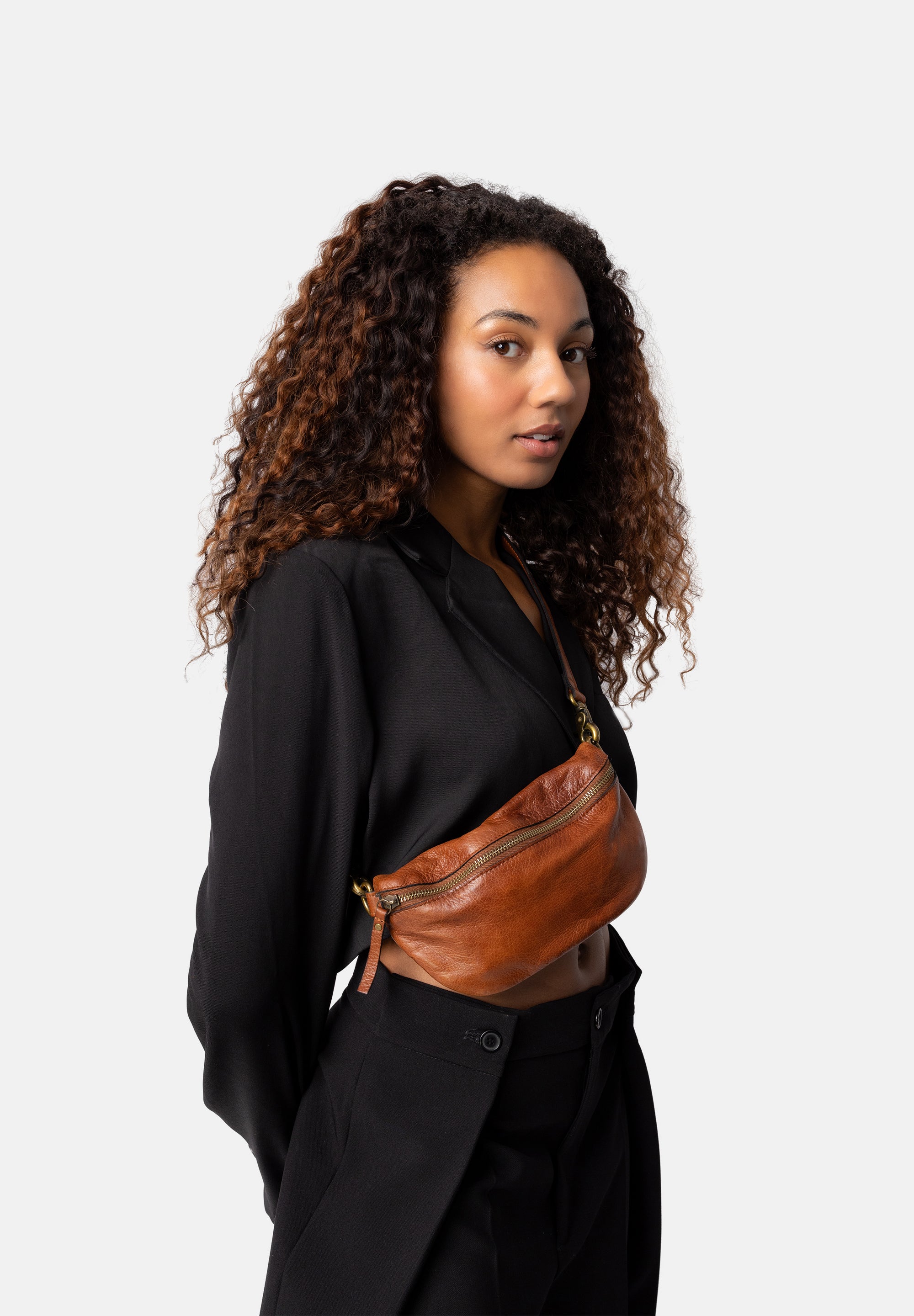 Bumbag | Skinn | Walnut | Gisela