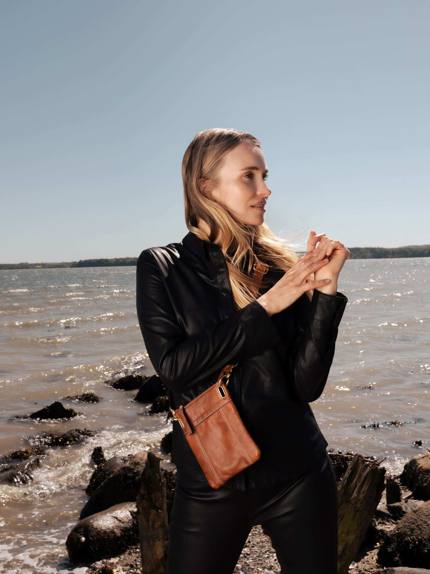 Skinnveske | Crossbody | Walnut | Homai Small