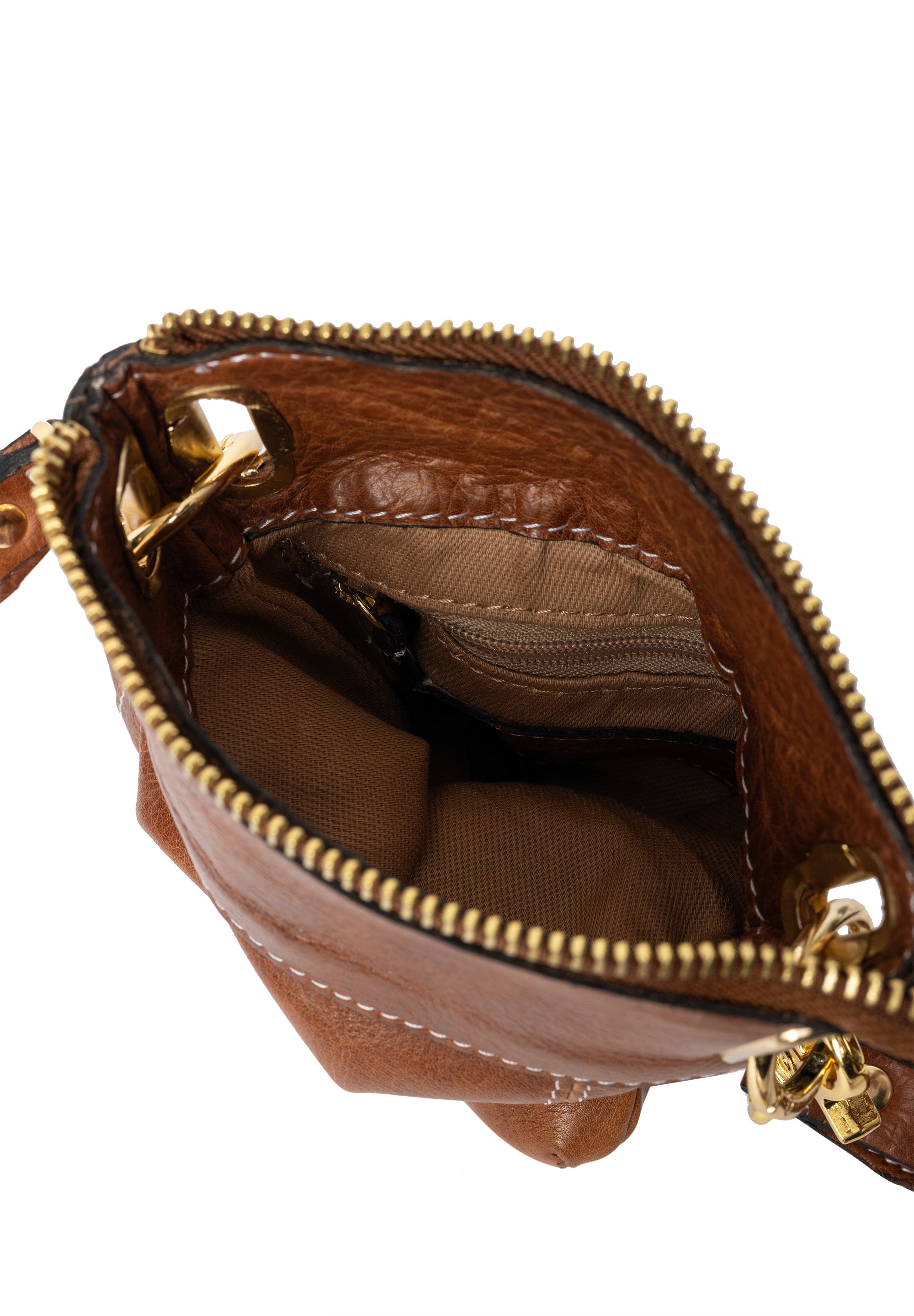 Skinnveske | Crossbody | Walnut | Homai Small