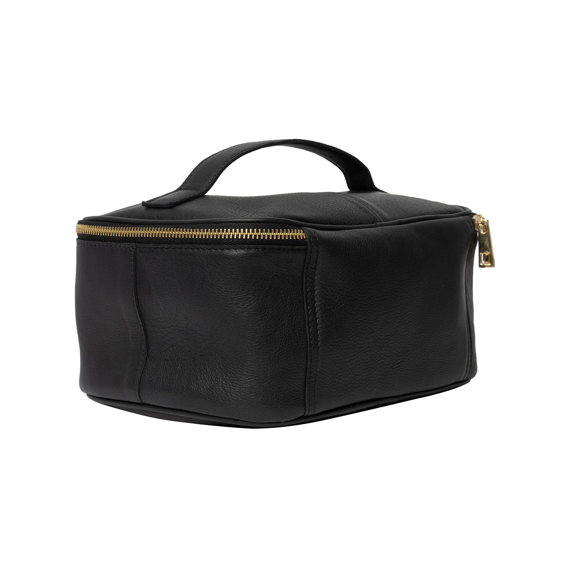 Toalettveske | Stor | Skinn | Sort | Helga Big Toilet Bag