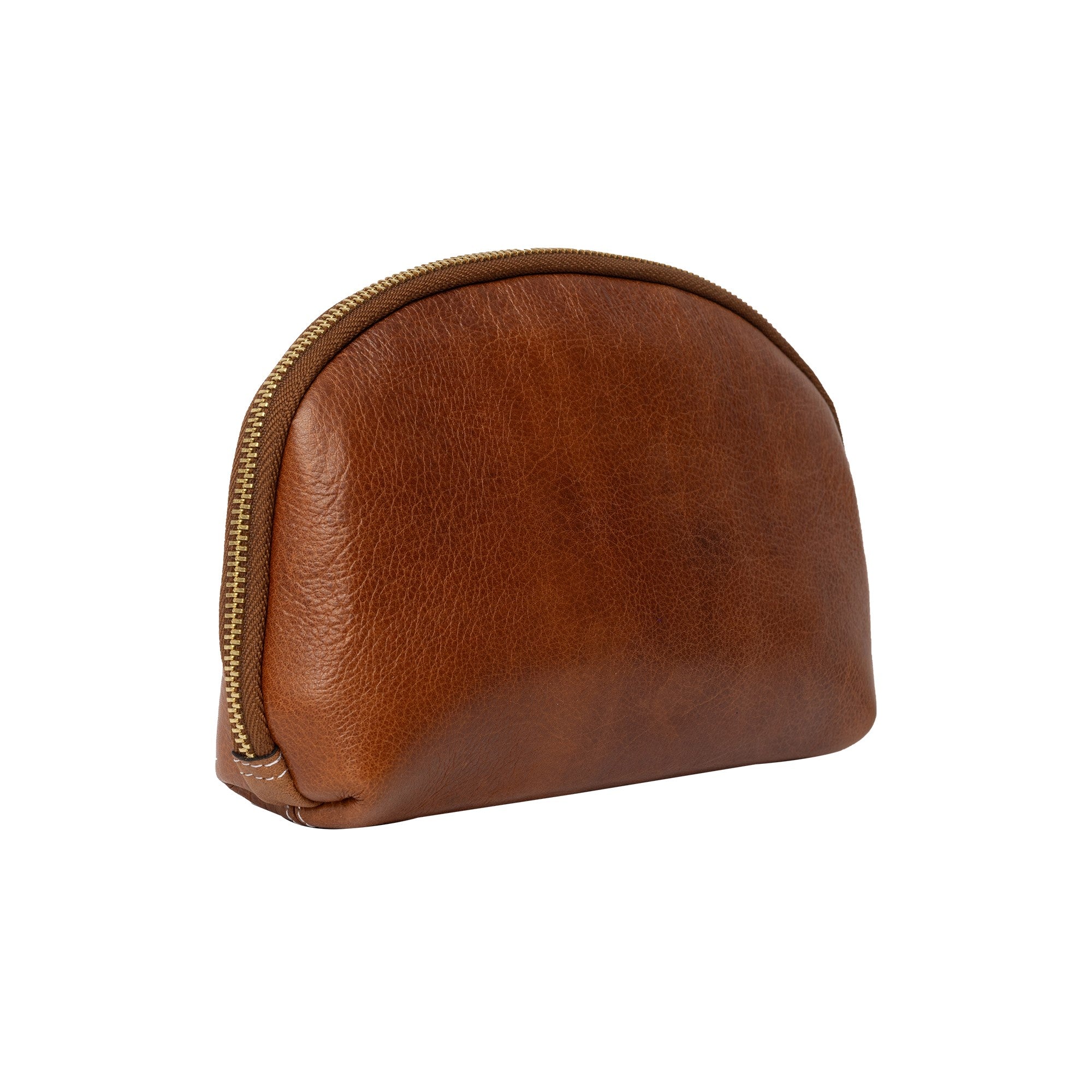Sminkemappe | Skinn | Liten | Walnut | Hoshi Clutch