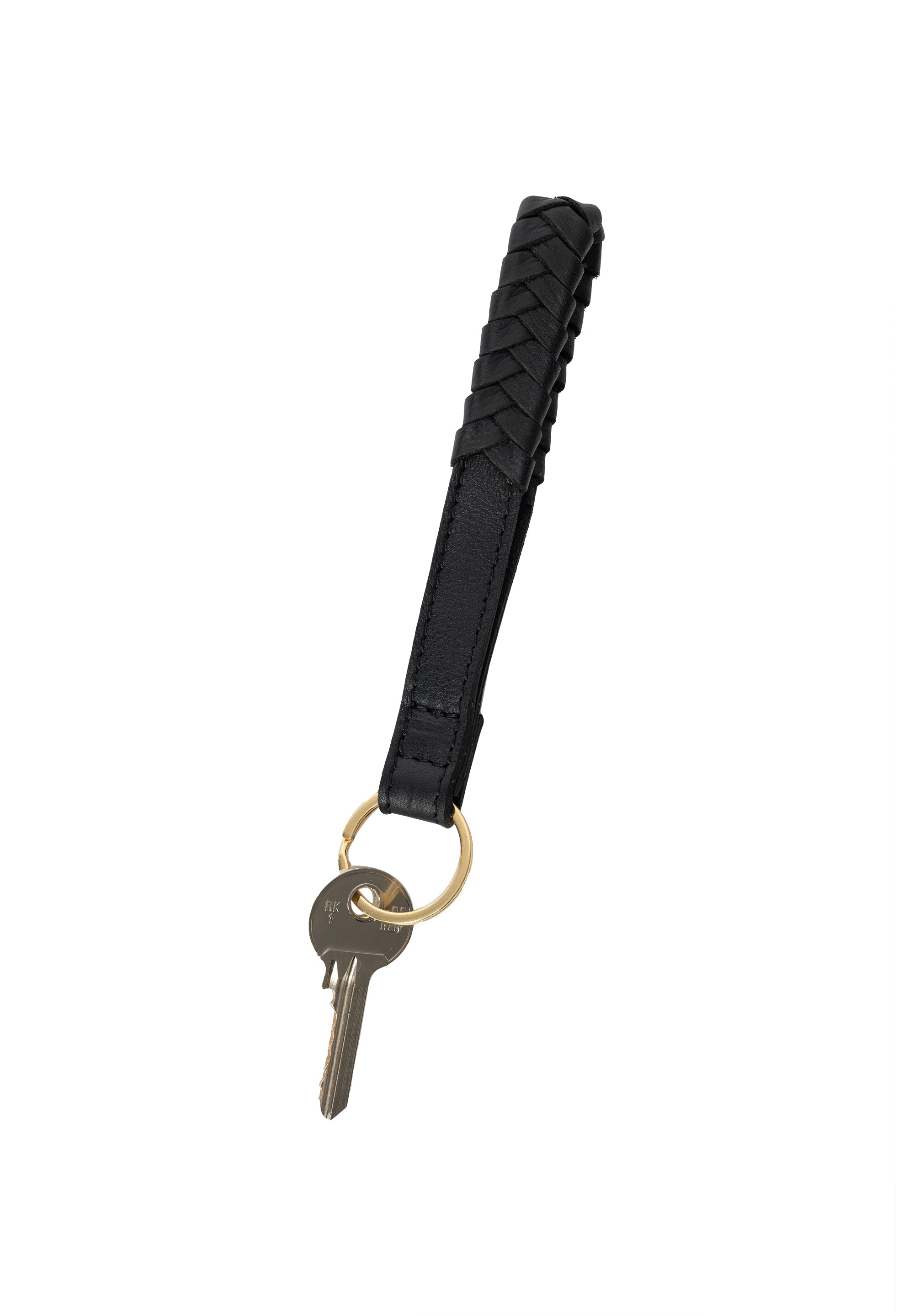 Nøkkelring | Skinn | Sort/Gull | Humna Keyhanger