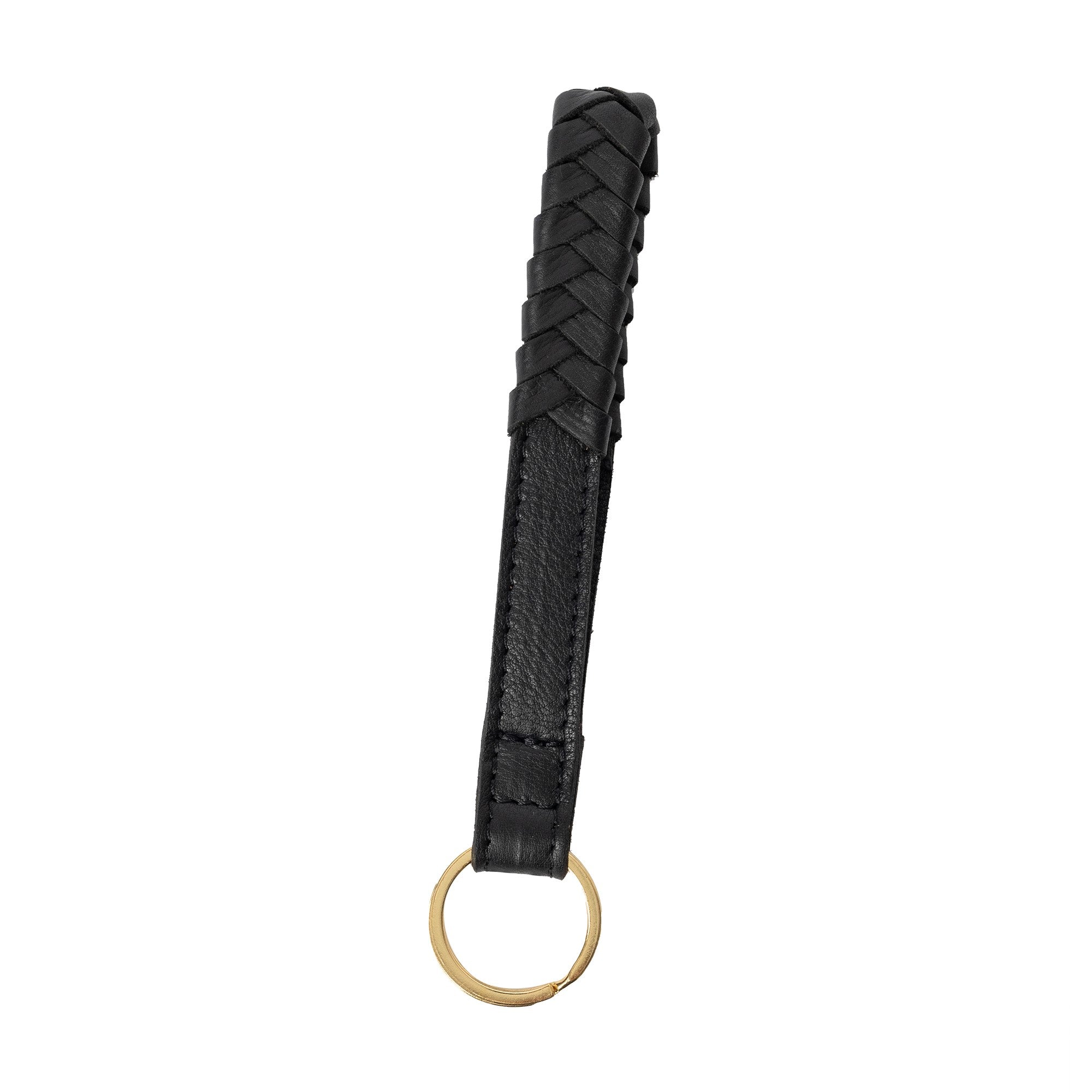 Nøkkelring | Skinn | Sort/Gull | Humna Keyhanger