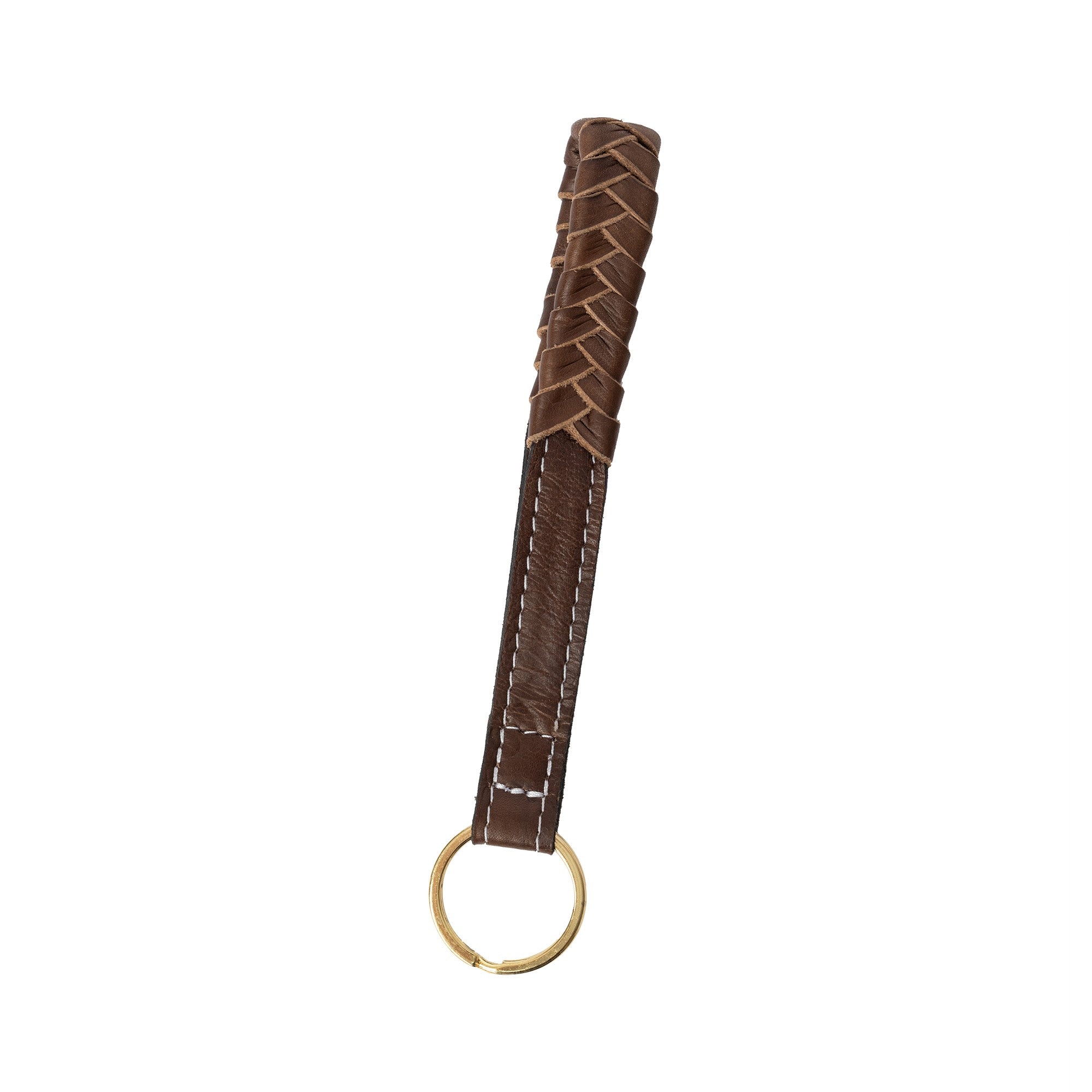 Nøkkelring | Skinn | Woodsmoke | Humna Keyhanger
