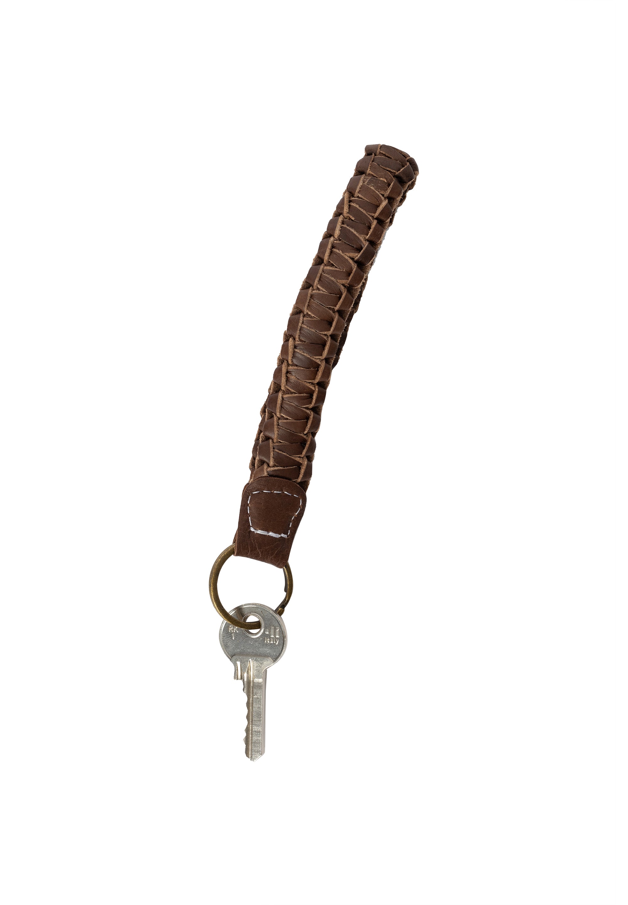 Nøkkelring | Skinn | Woodsmoke | Helmi Keyhanger