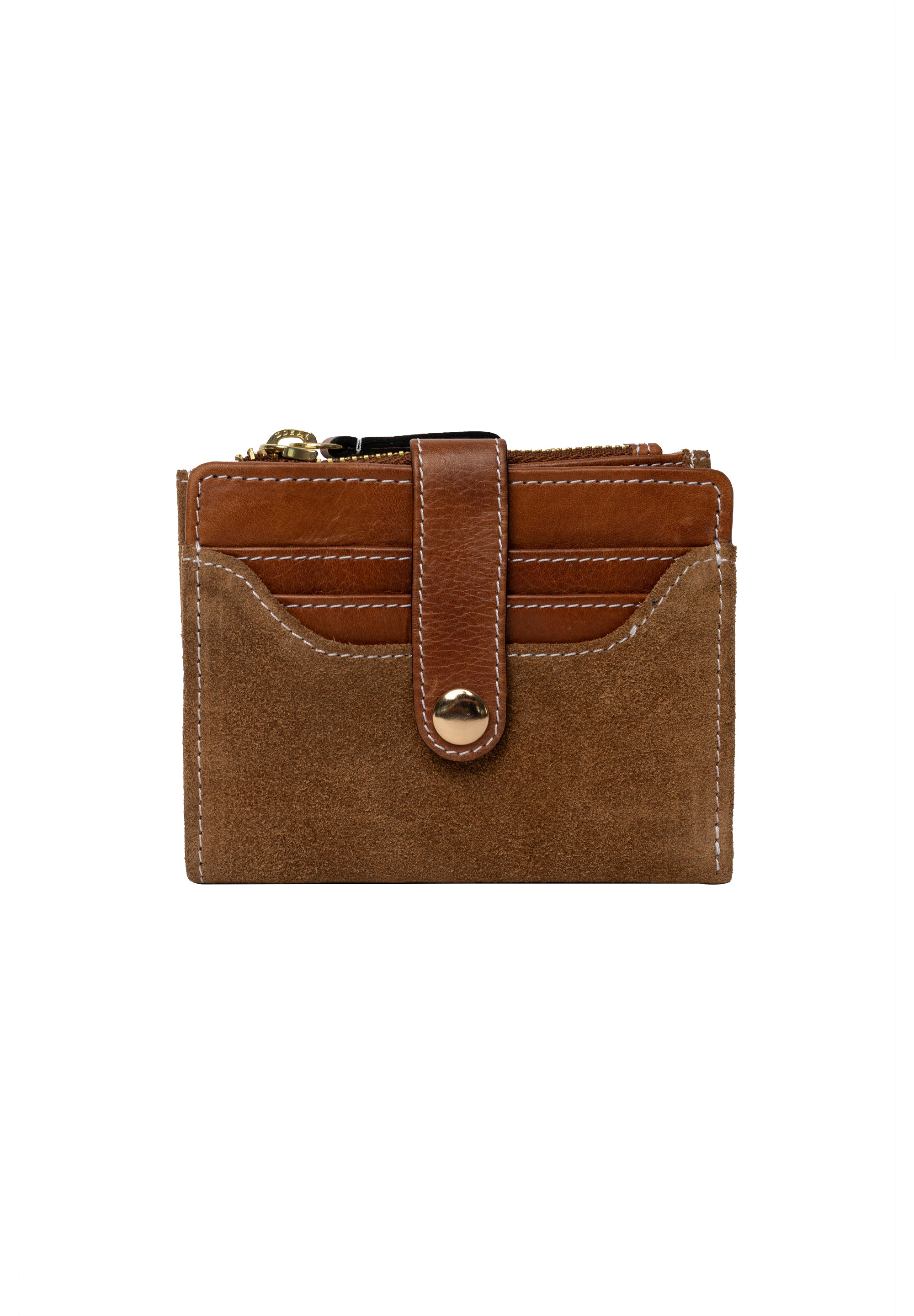 Lommebok | Semsket skinn | Walnut | Helia Wallet