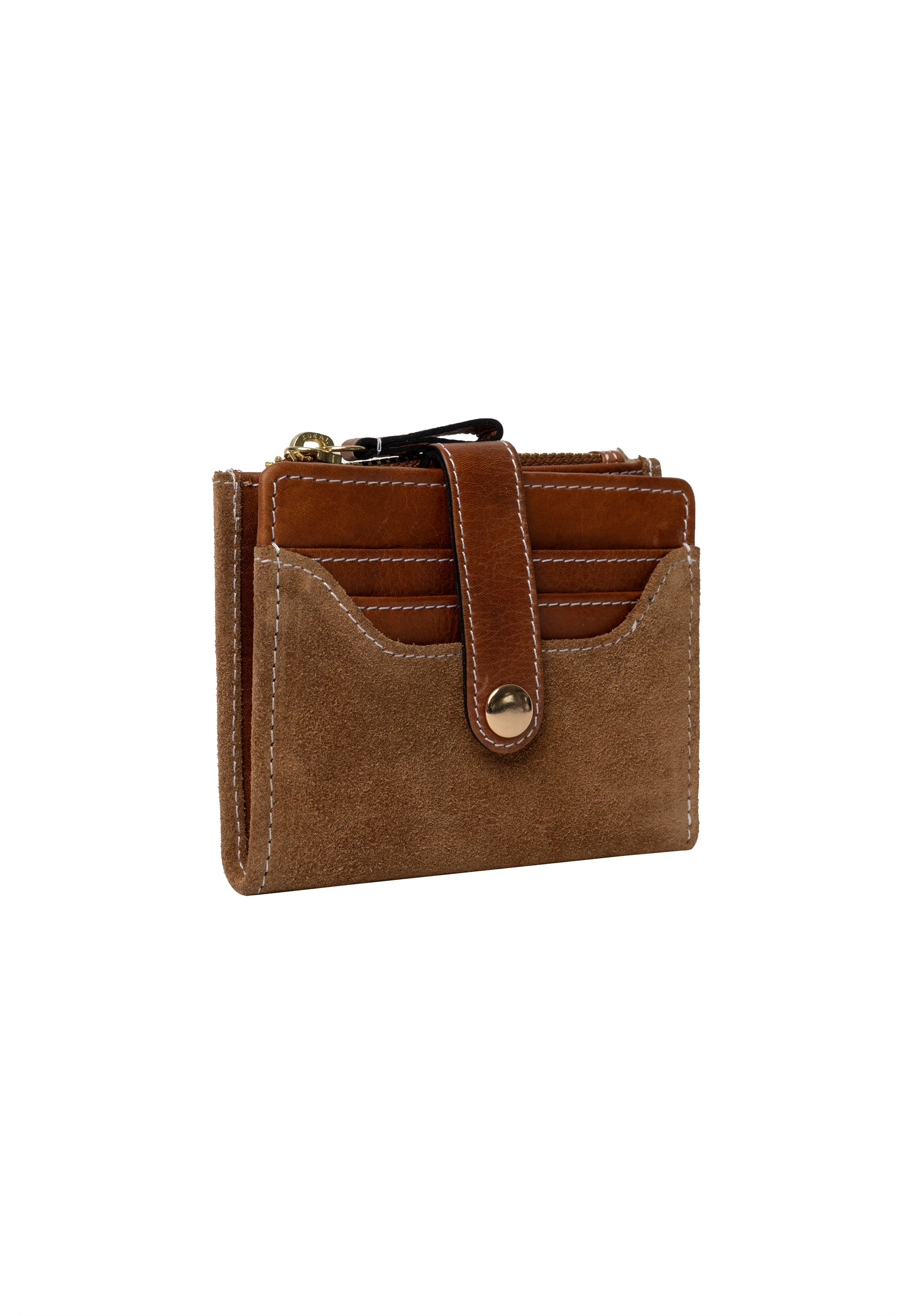 Lommebok | Semsket skinn | Walnut | Helia Wallet