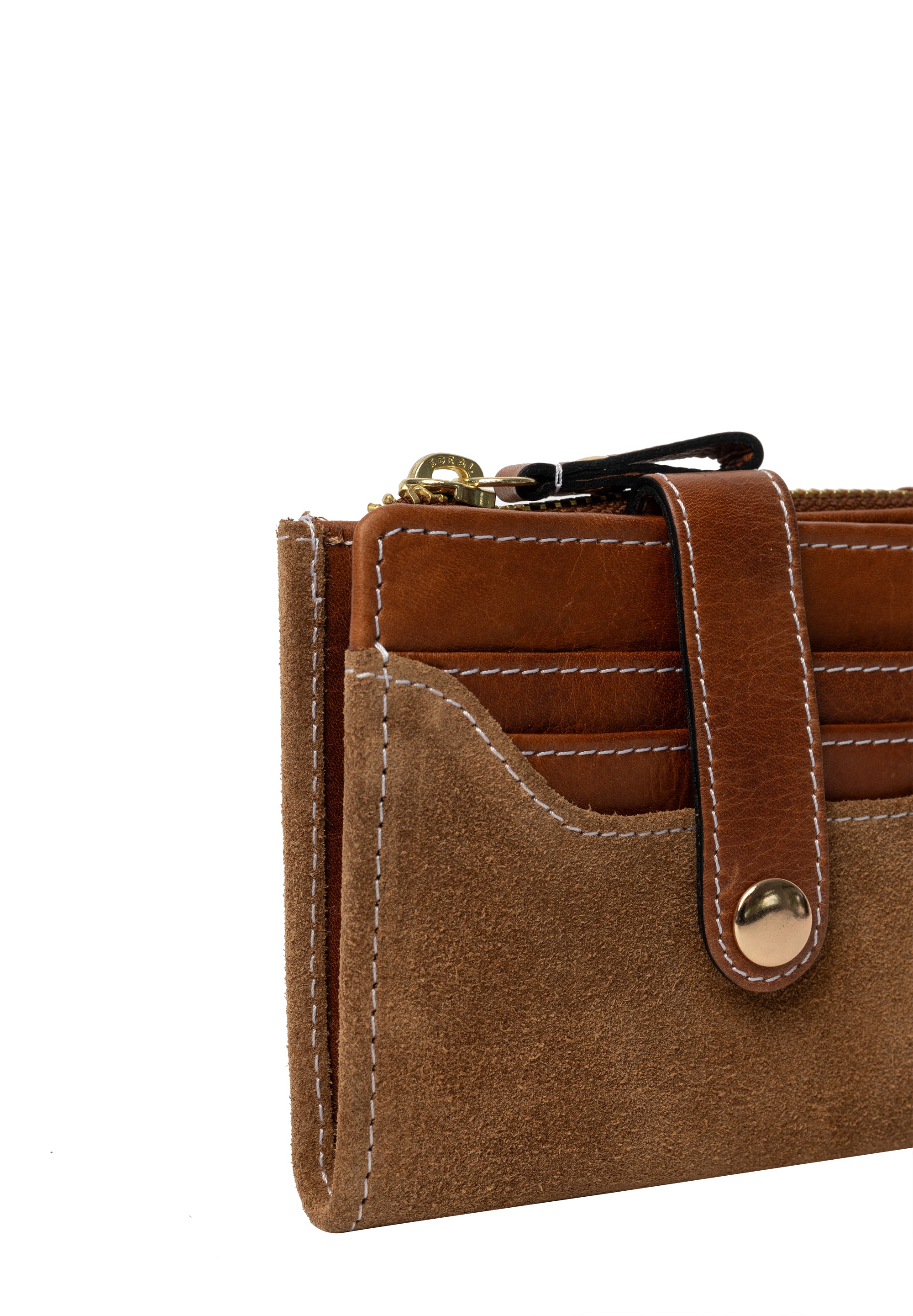 Lommebok | Semsket skinn | Walnut | Helia Wallet