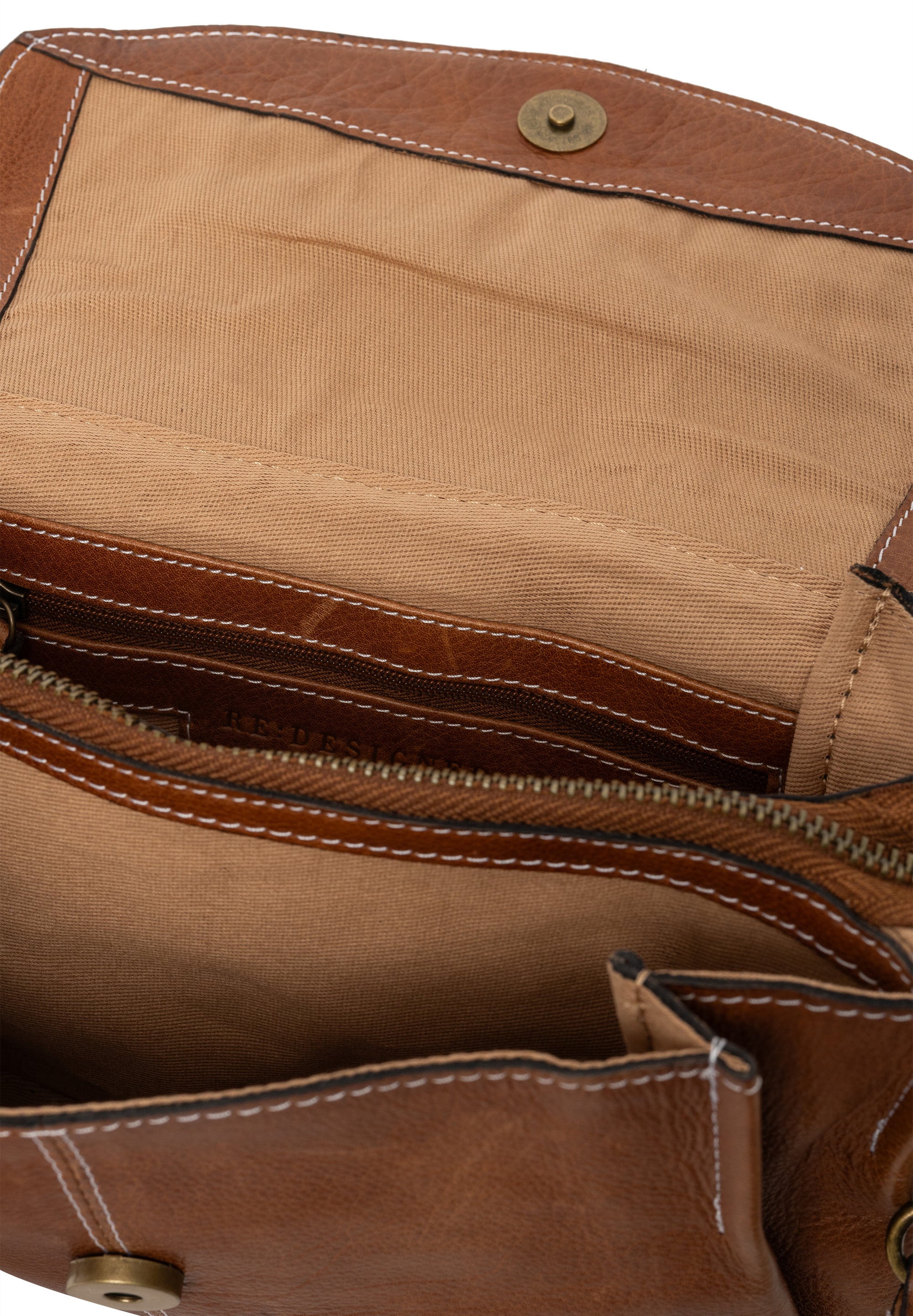 Skinnveske| Walnut | Klaffveske | Liri Medium Bag